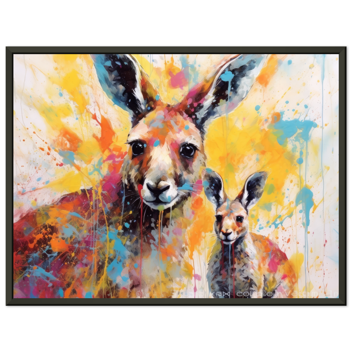 Kängurus Pop-Art (WILD101)