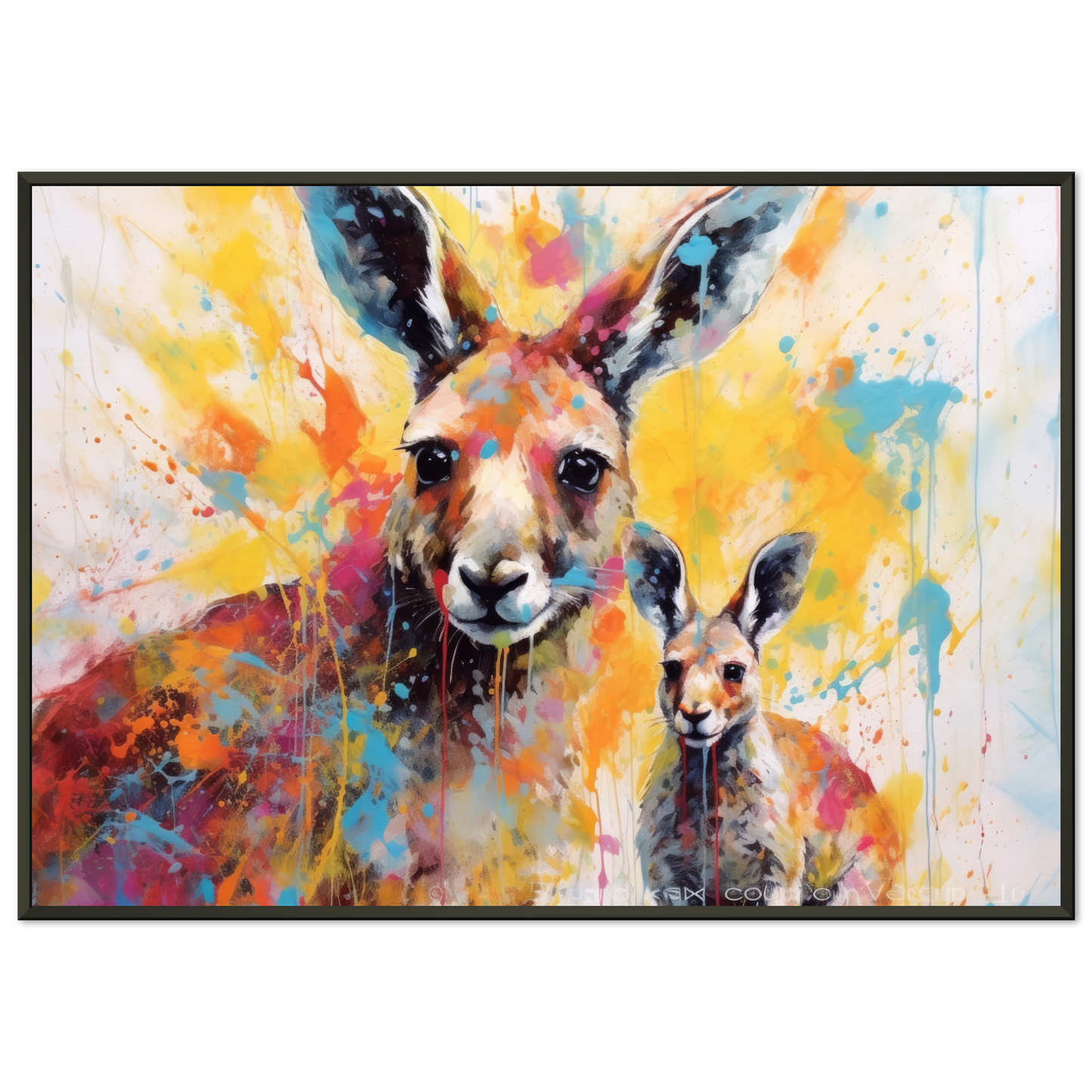 Kängurus Pop-Art (WILD101)