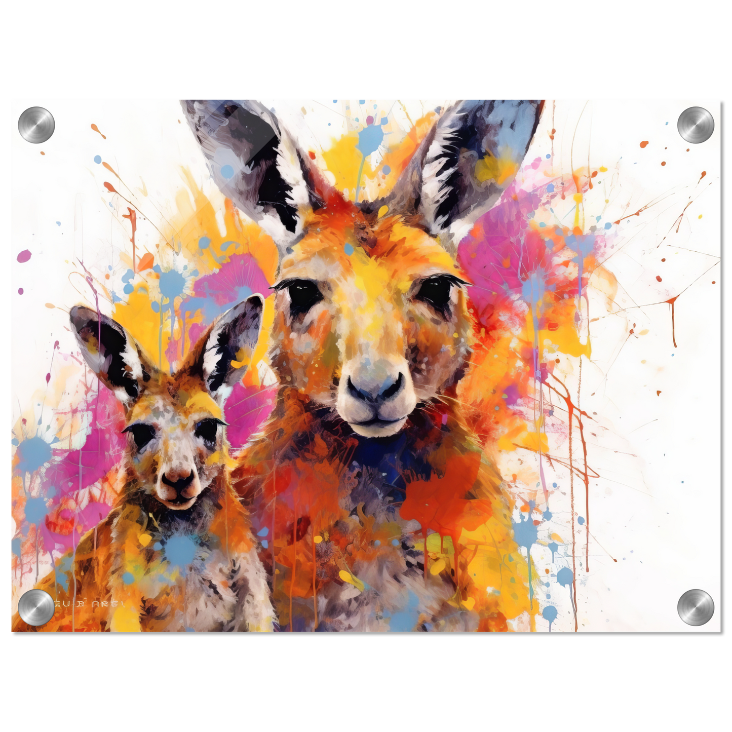 Kängurus Pop-Art (WILD102)