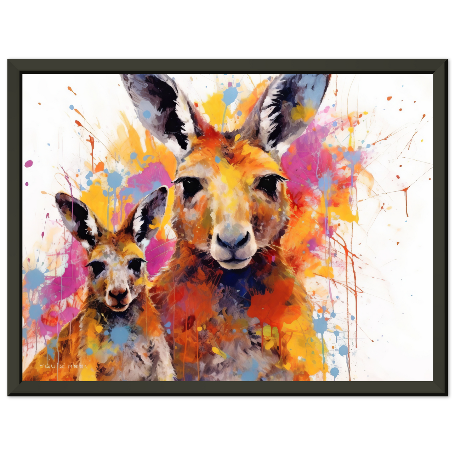 Kängurus Pop-Art (WILD102)