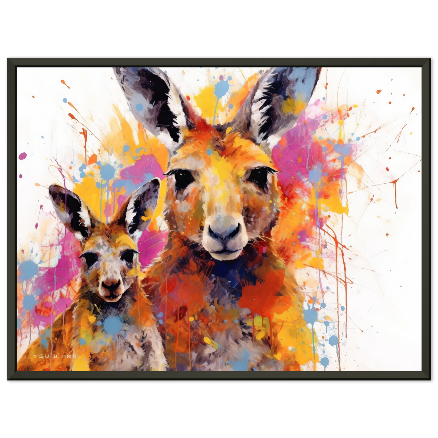 Kängurus Pop-Art (WILD102)