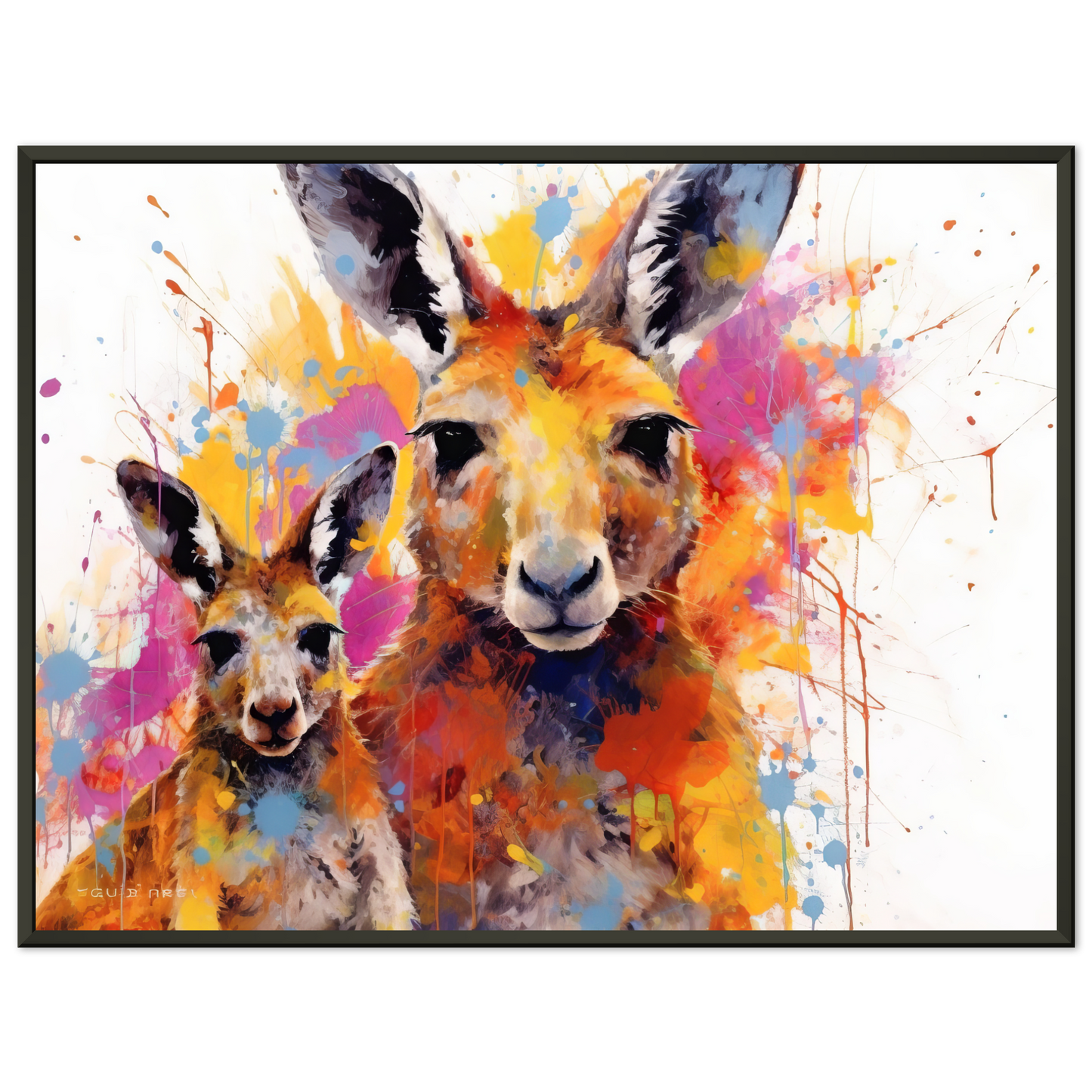 Kängurus Pop-Art (WILD102)