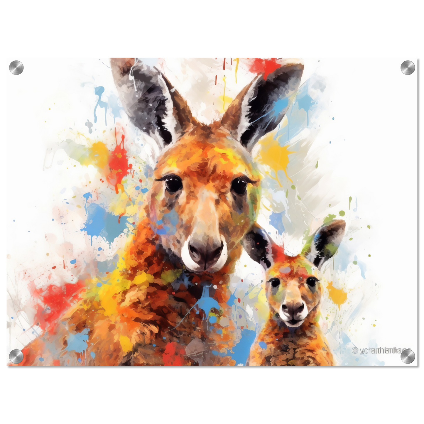 Kängurus Pop-Art (WILD103)