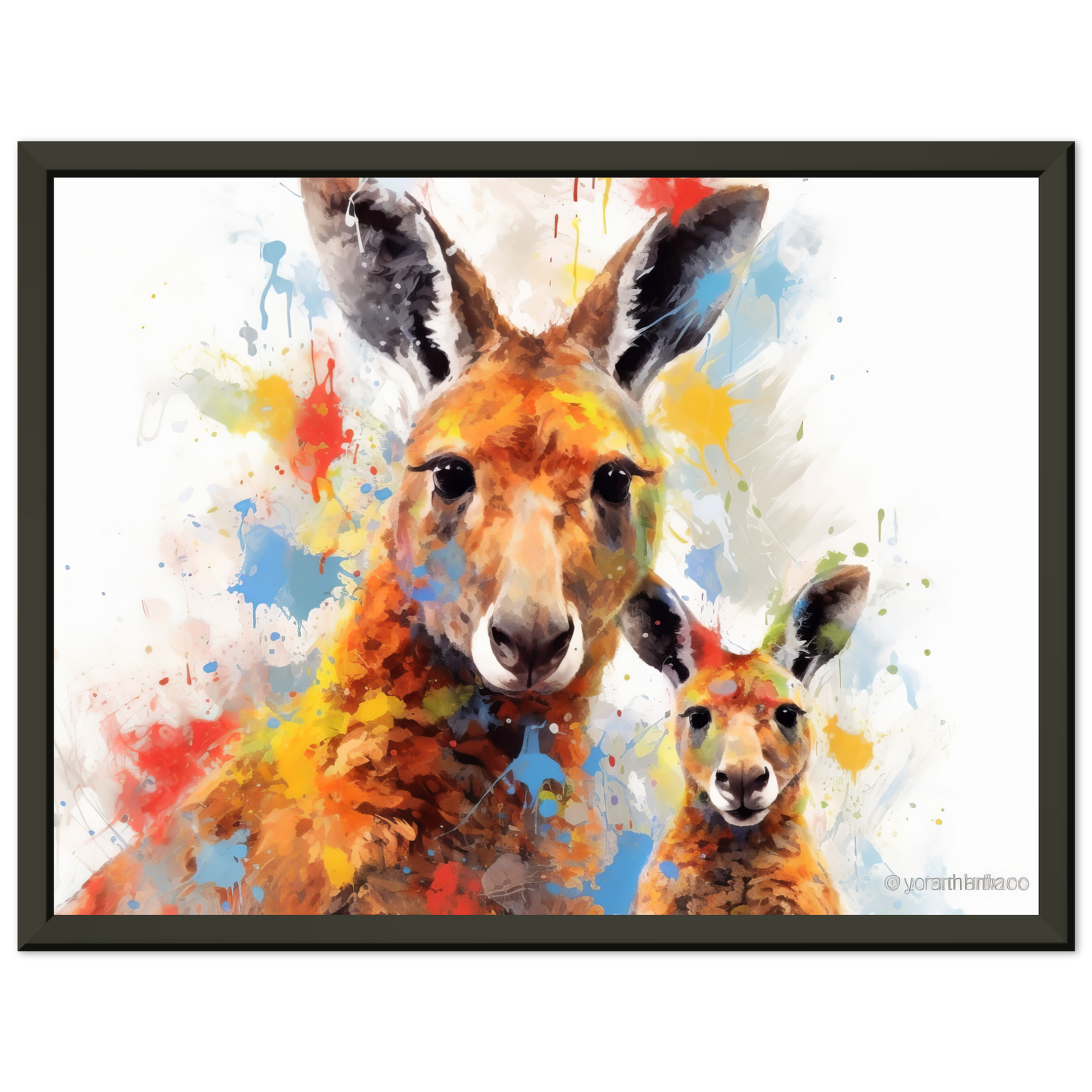 Kängurus Pop-Art (WILD103)