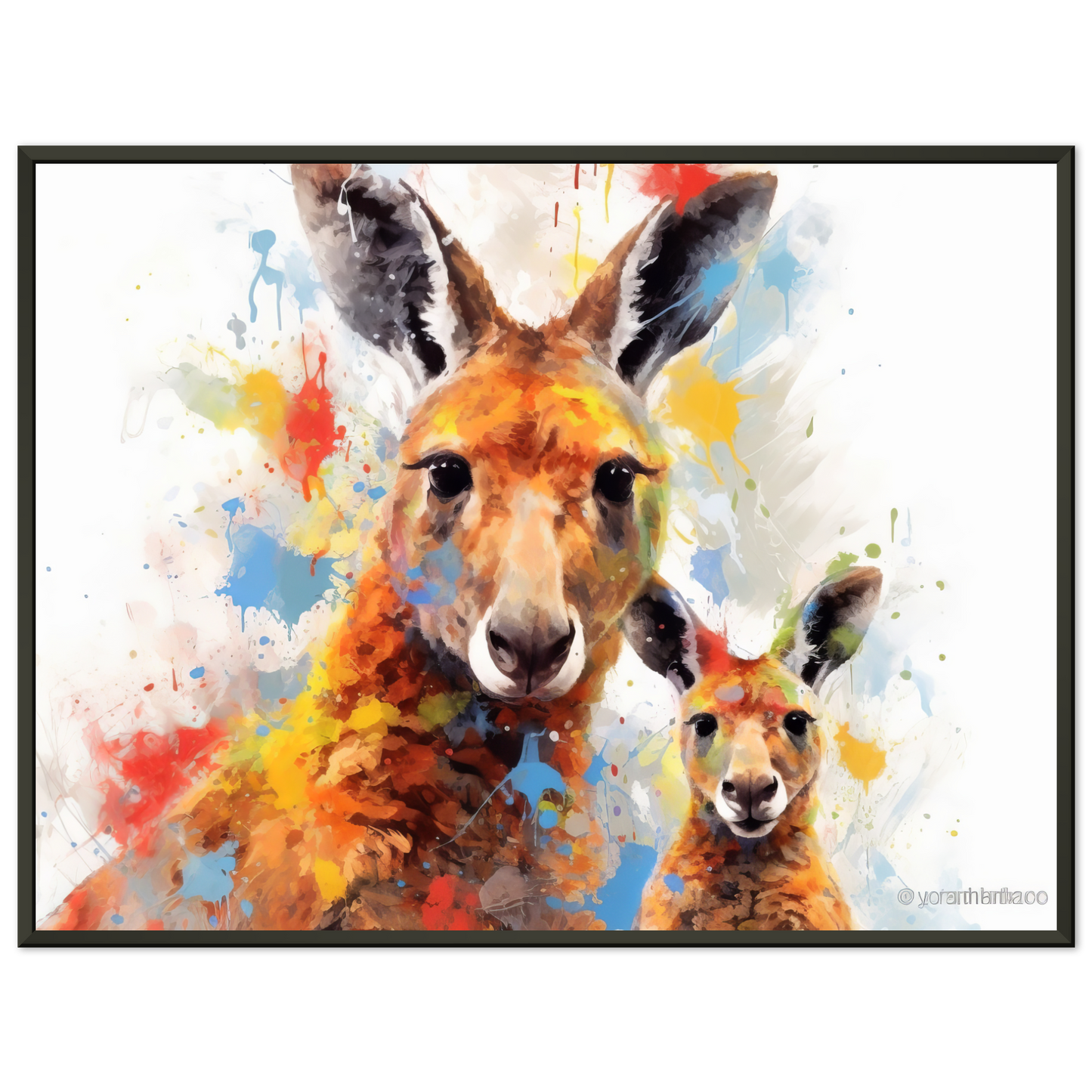 Kängurus Pop-Art (WILD103)