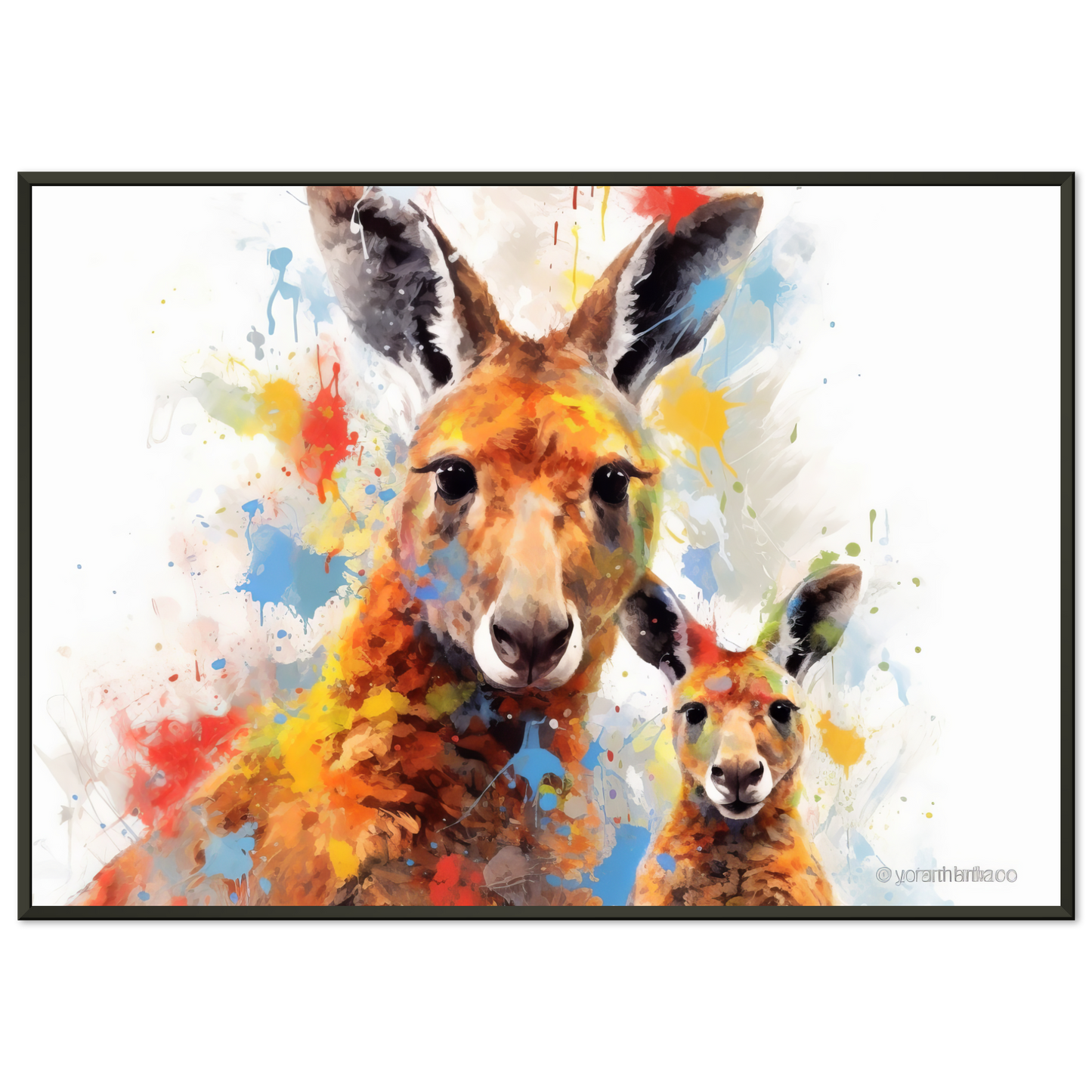 Kängurus Pop-Art (WILD103)