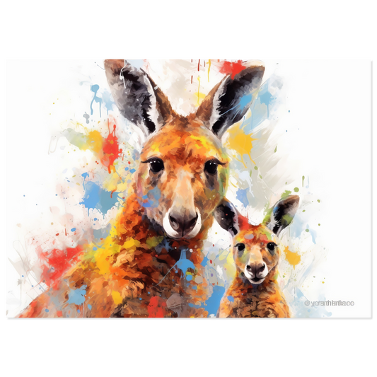 Kangaroos pop art (WILD103)