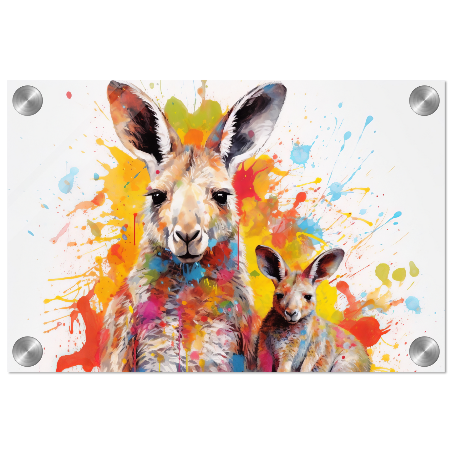 Kängurus Pop-Art (WILD104)