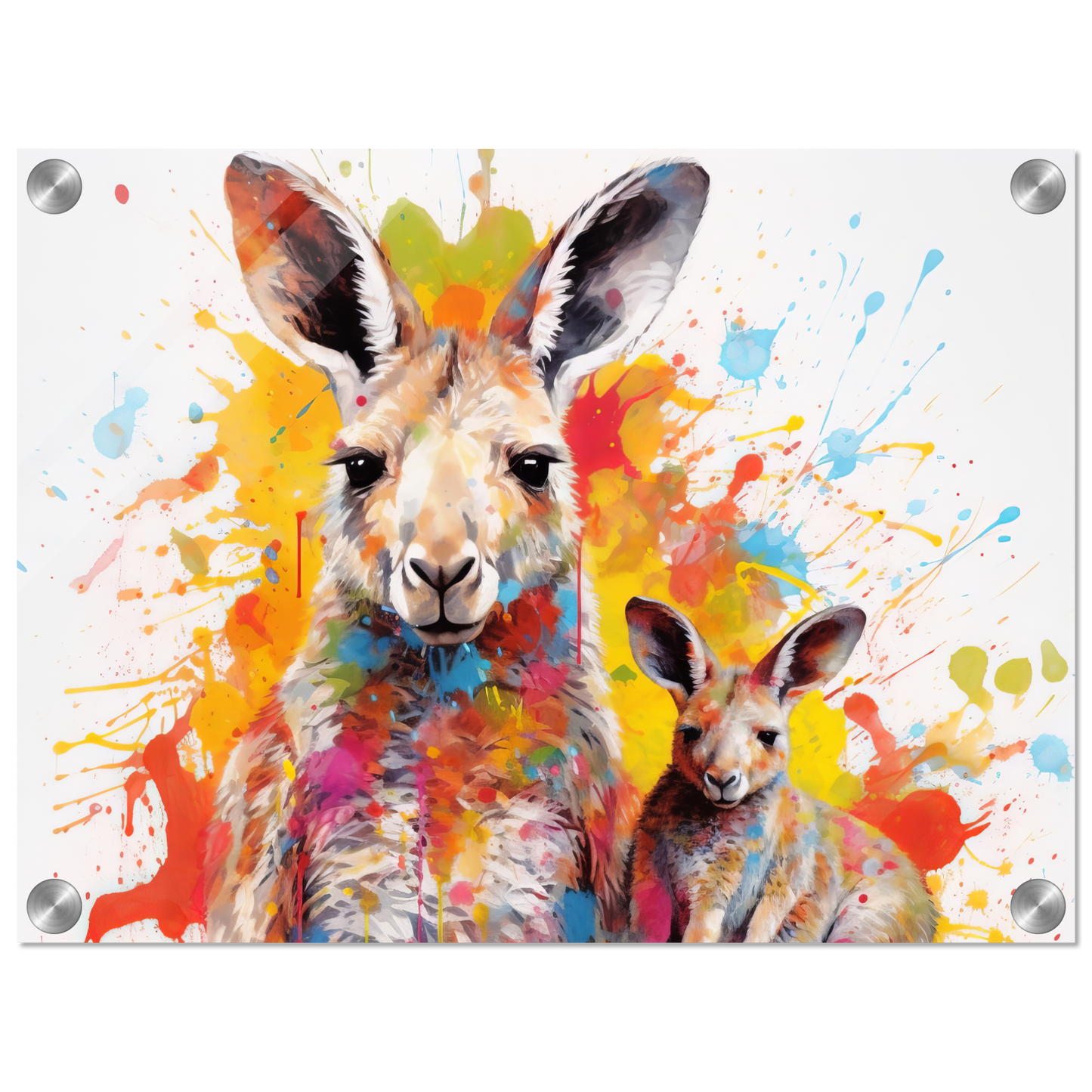 Kängurus Pop-Art (WILD104)