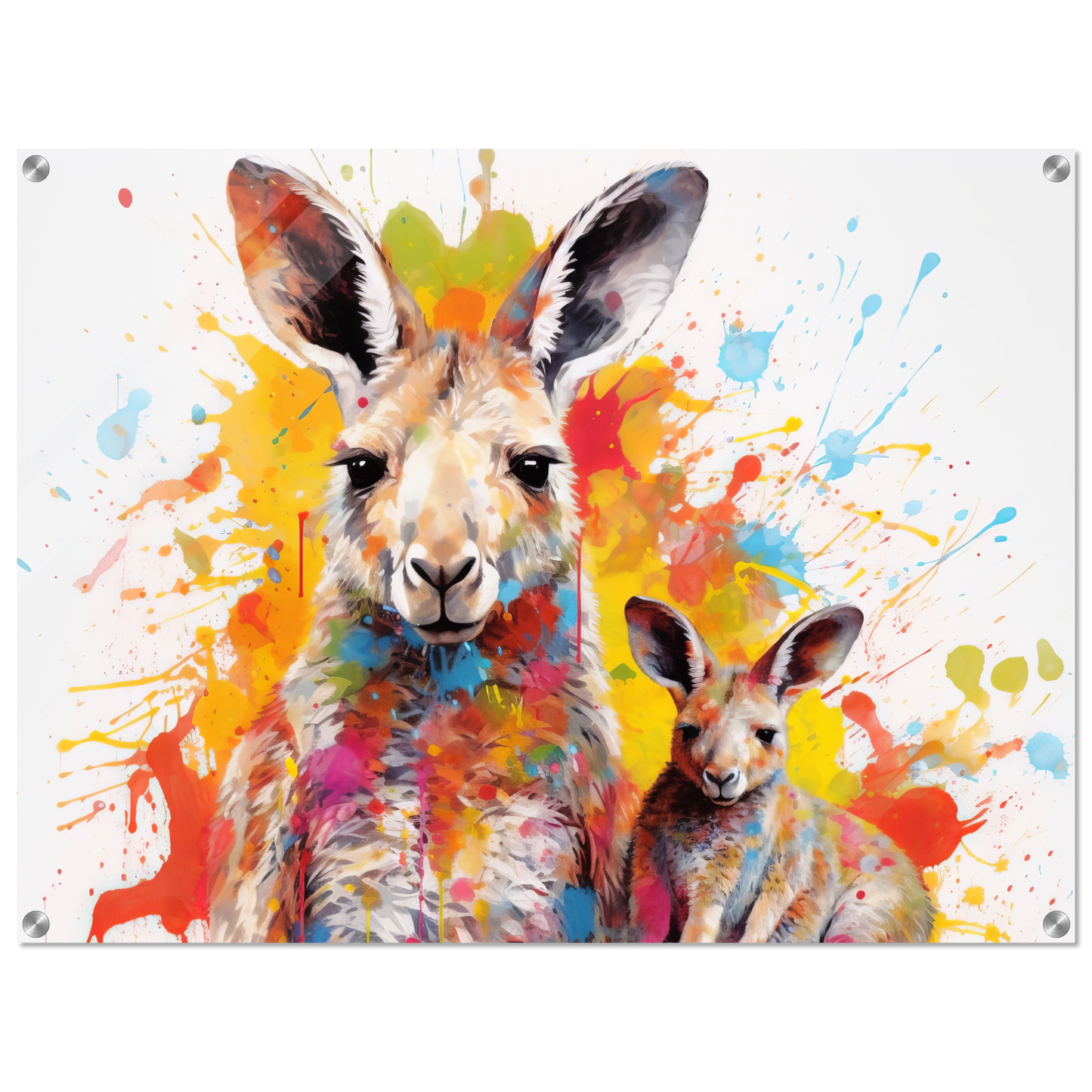 Kängurus Pop-Art (WILD104)