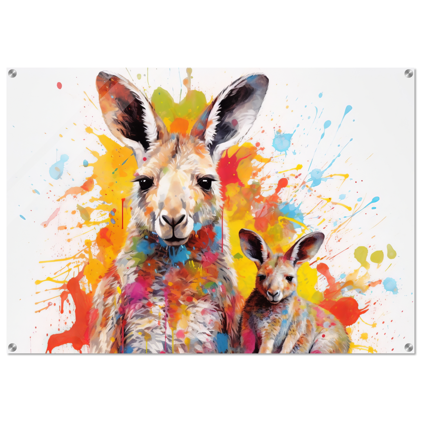 Kängurus Pop-Art (WILD104)