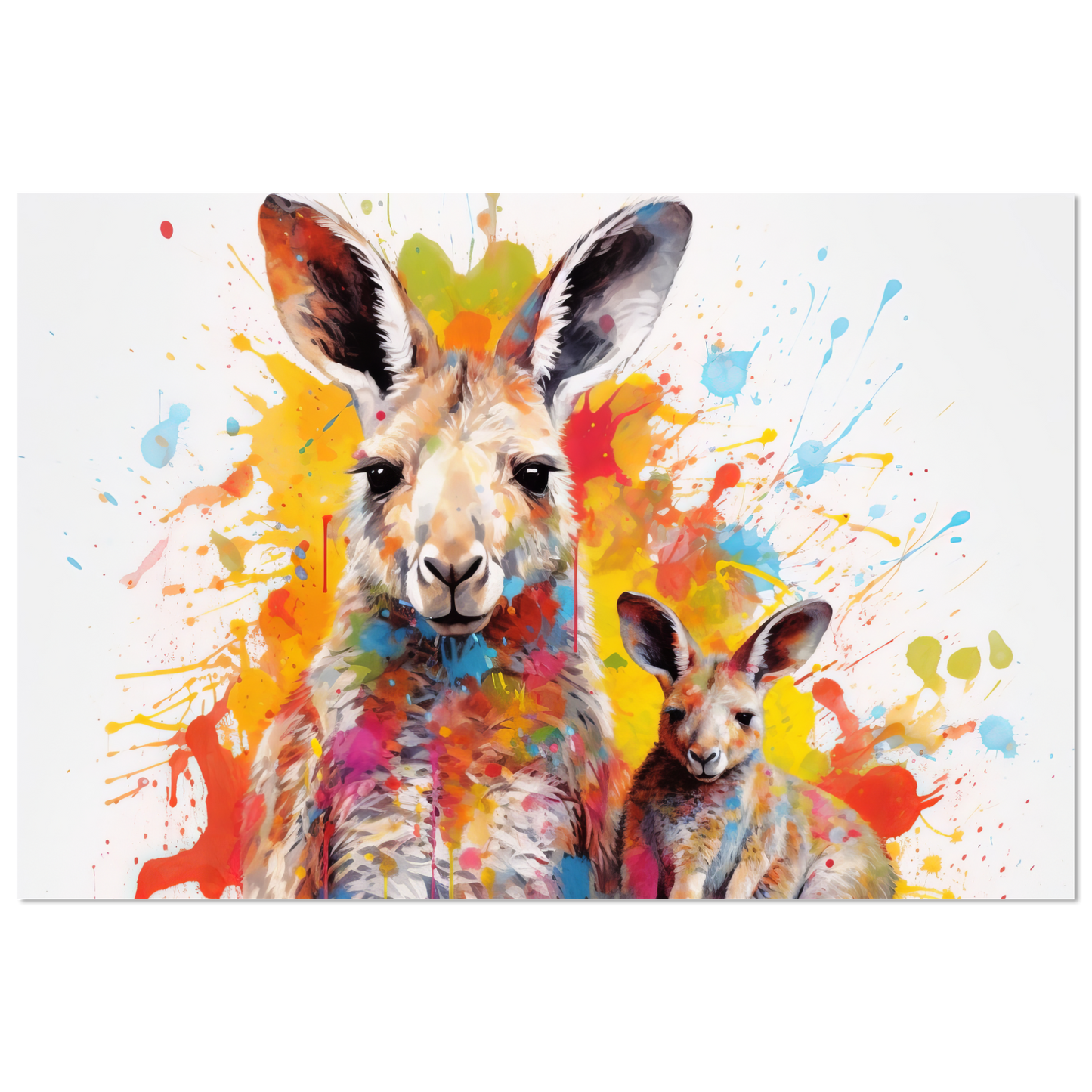 Kängurus Pop-Art (WILD104)