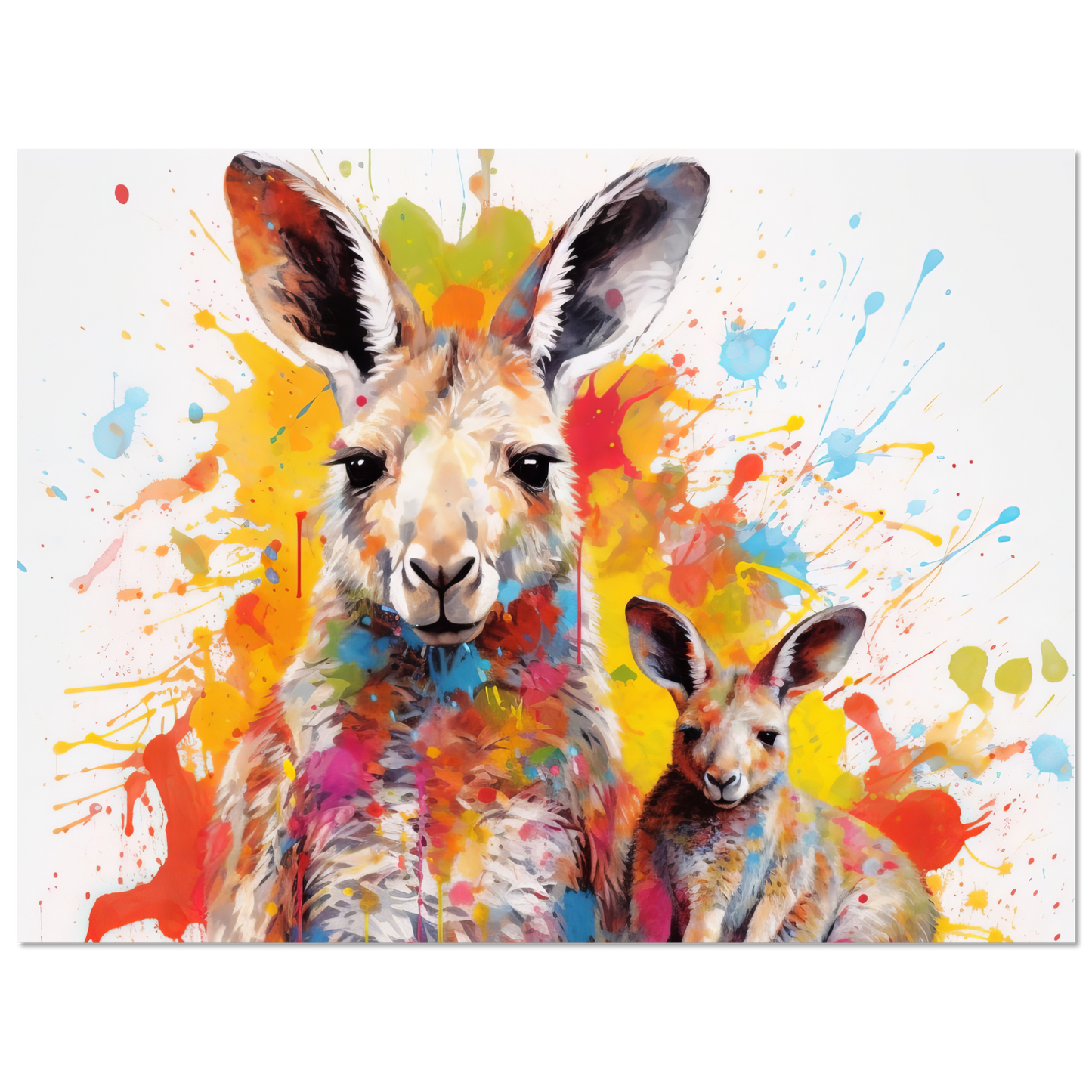 Kängurus Pop-Art (WILD104)