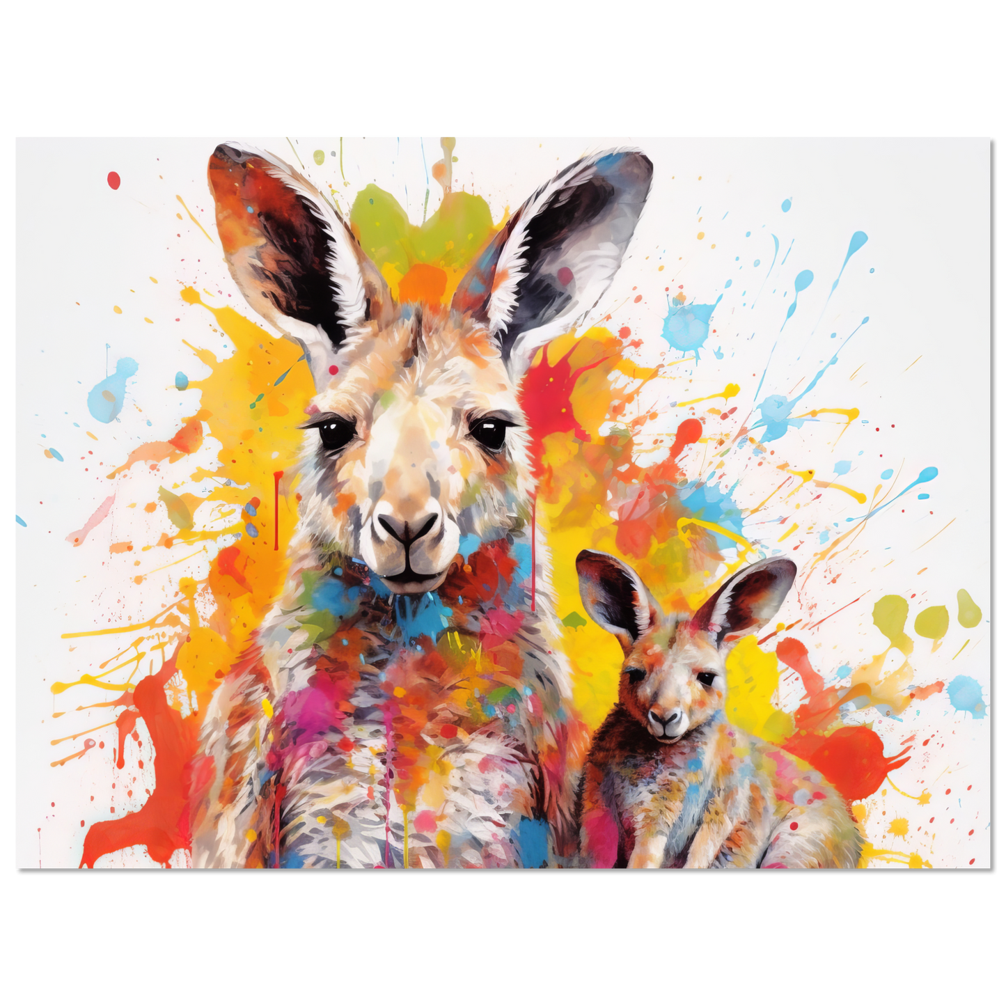 Kängurus Pop-Art (WILD104)