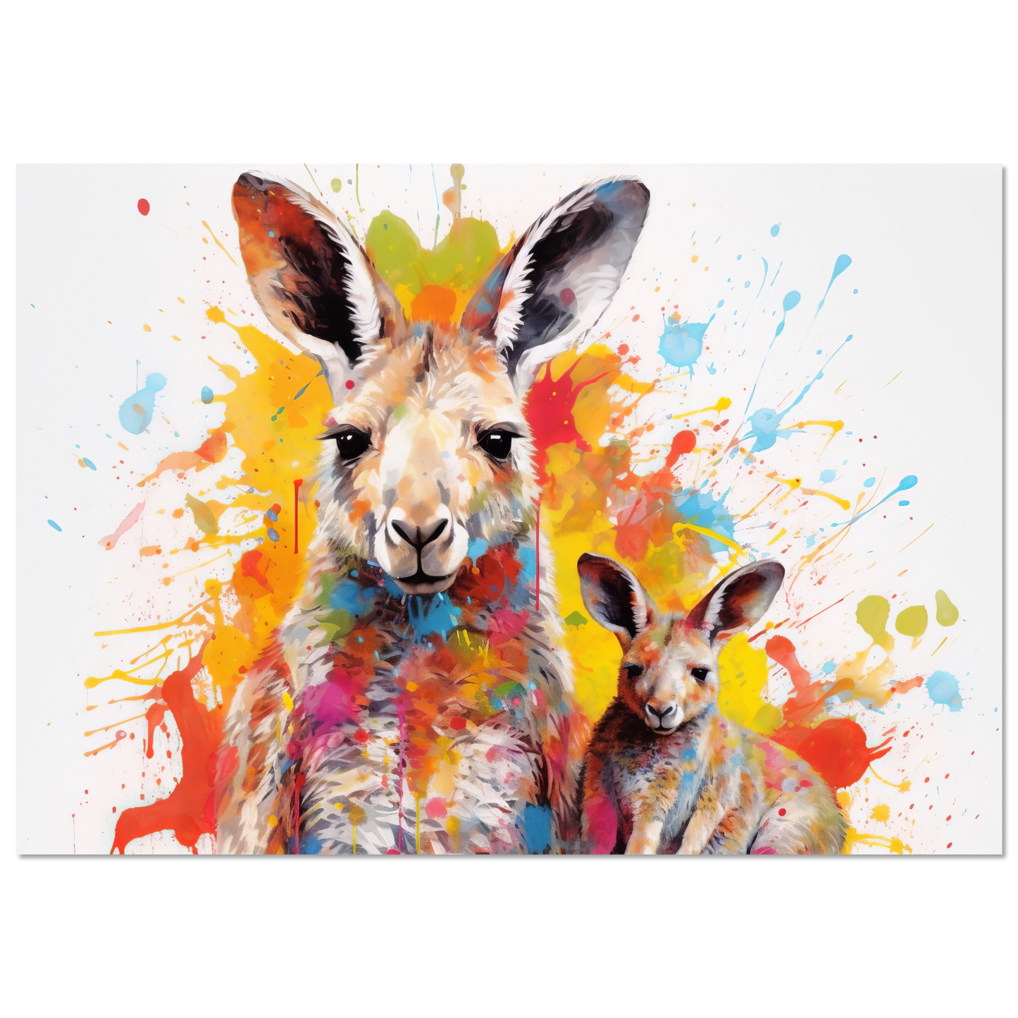 Kängurus Pop-Art (WILD104)