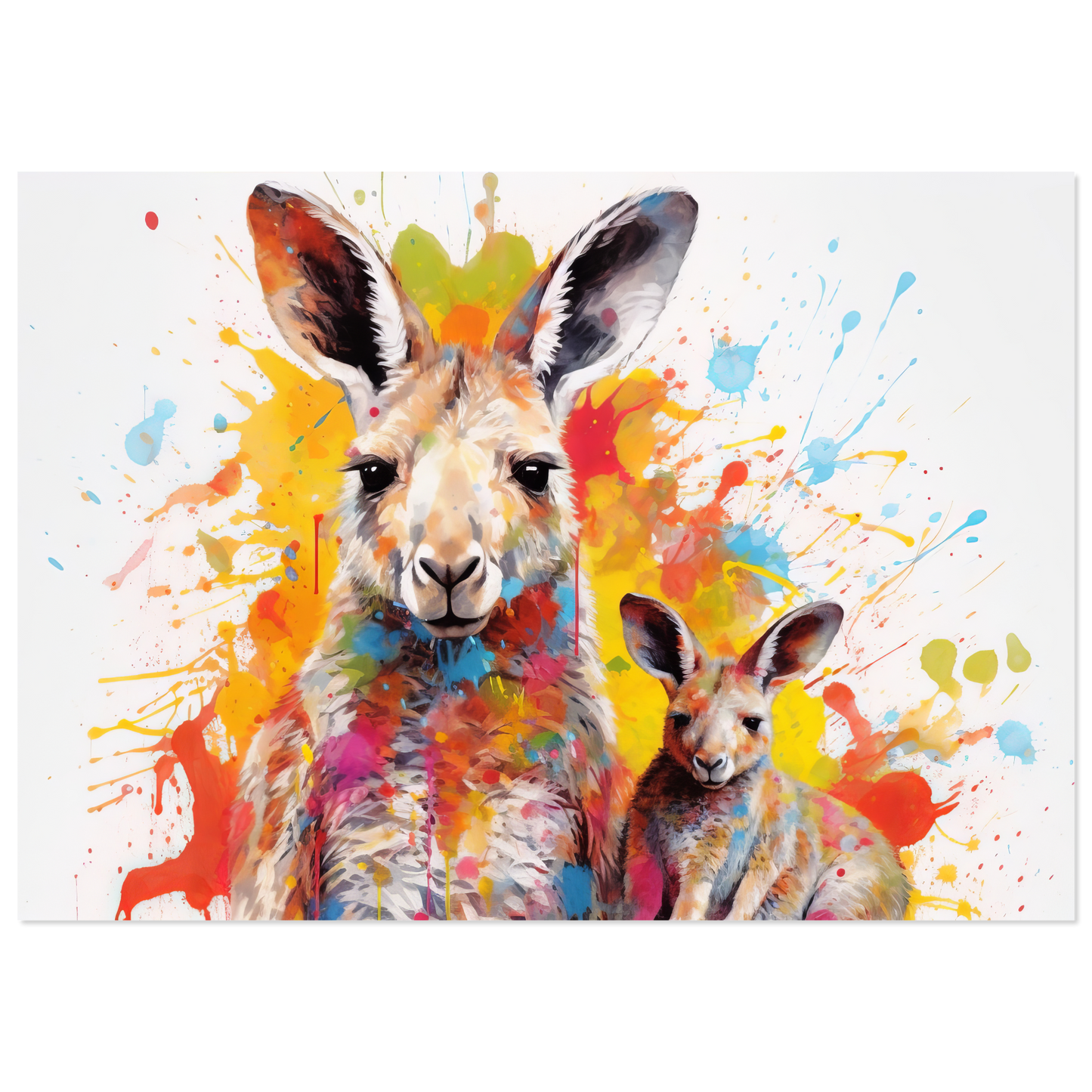 Kängurus Pop-Art (WILD104)