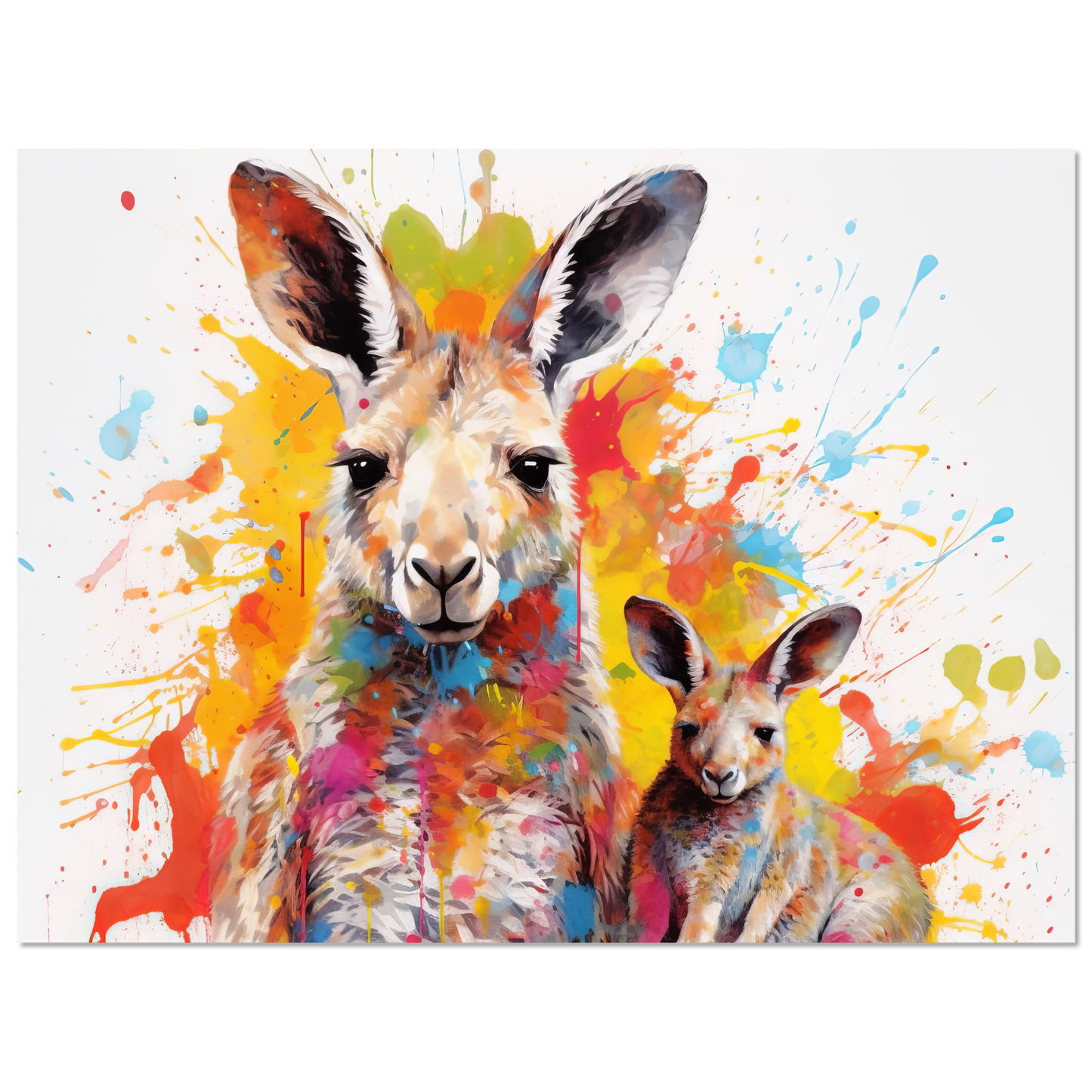 Kängurus Pop-Art (WILD104)