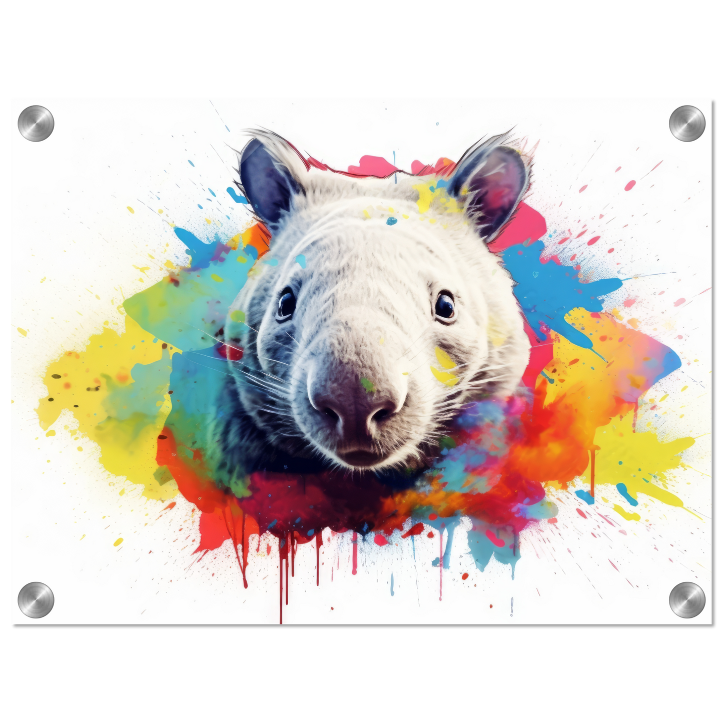 Wombat pop art (WILD106)