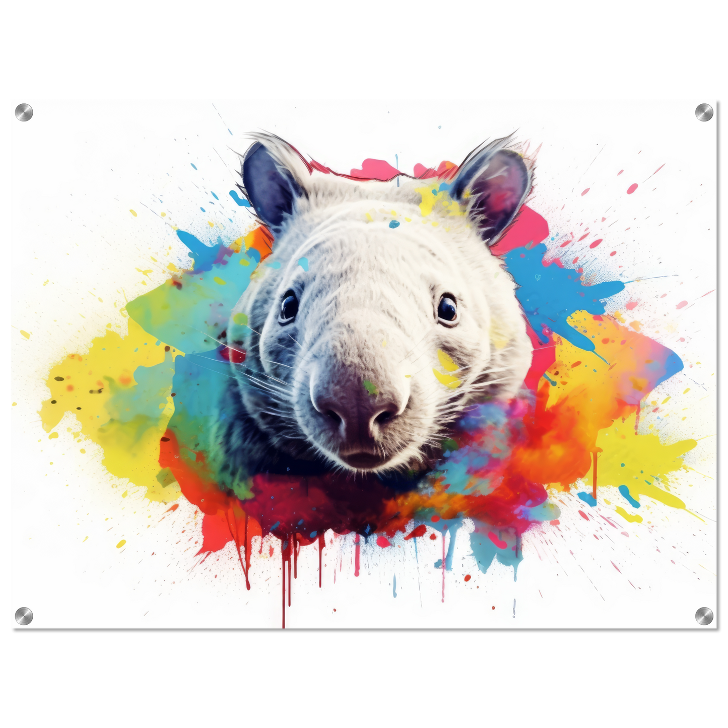 Wombat pop art (WILD106)