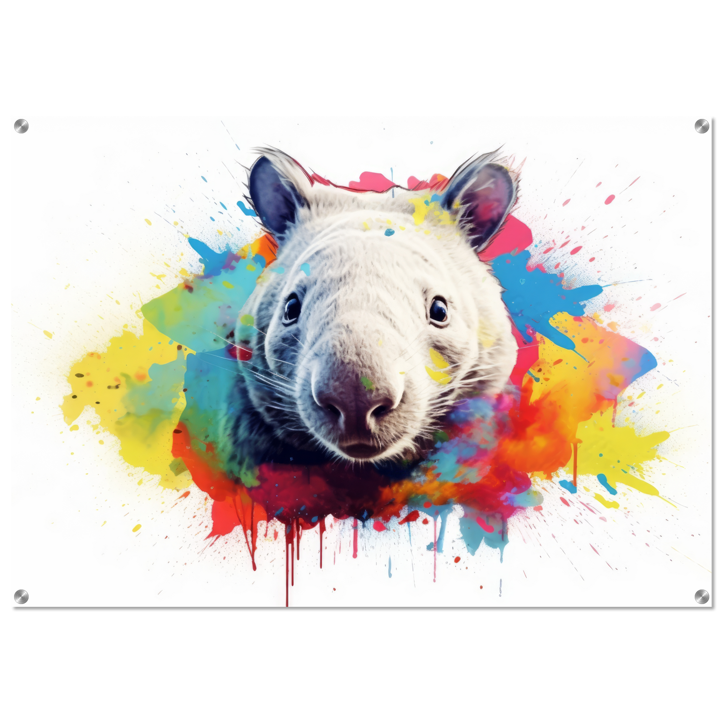 Wombat pop art (WILD106)