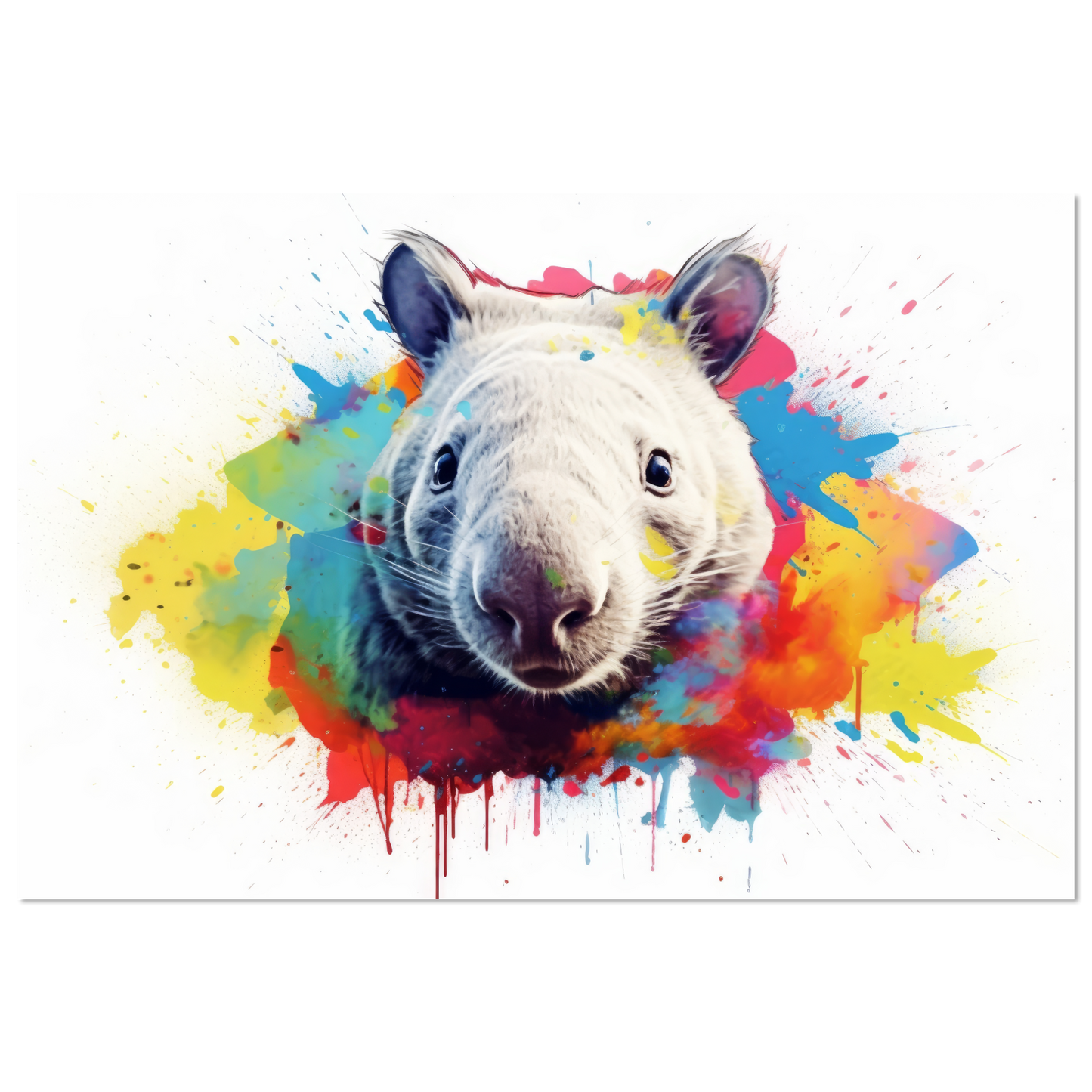 Wombat pop art (WILD106)