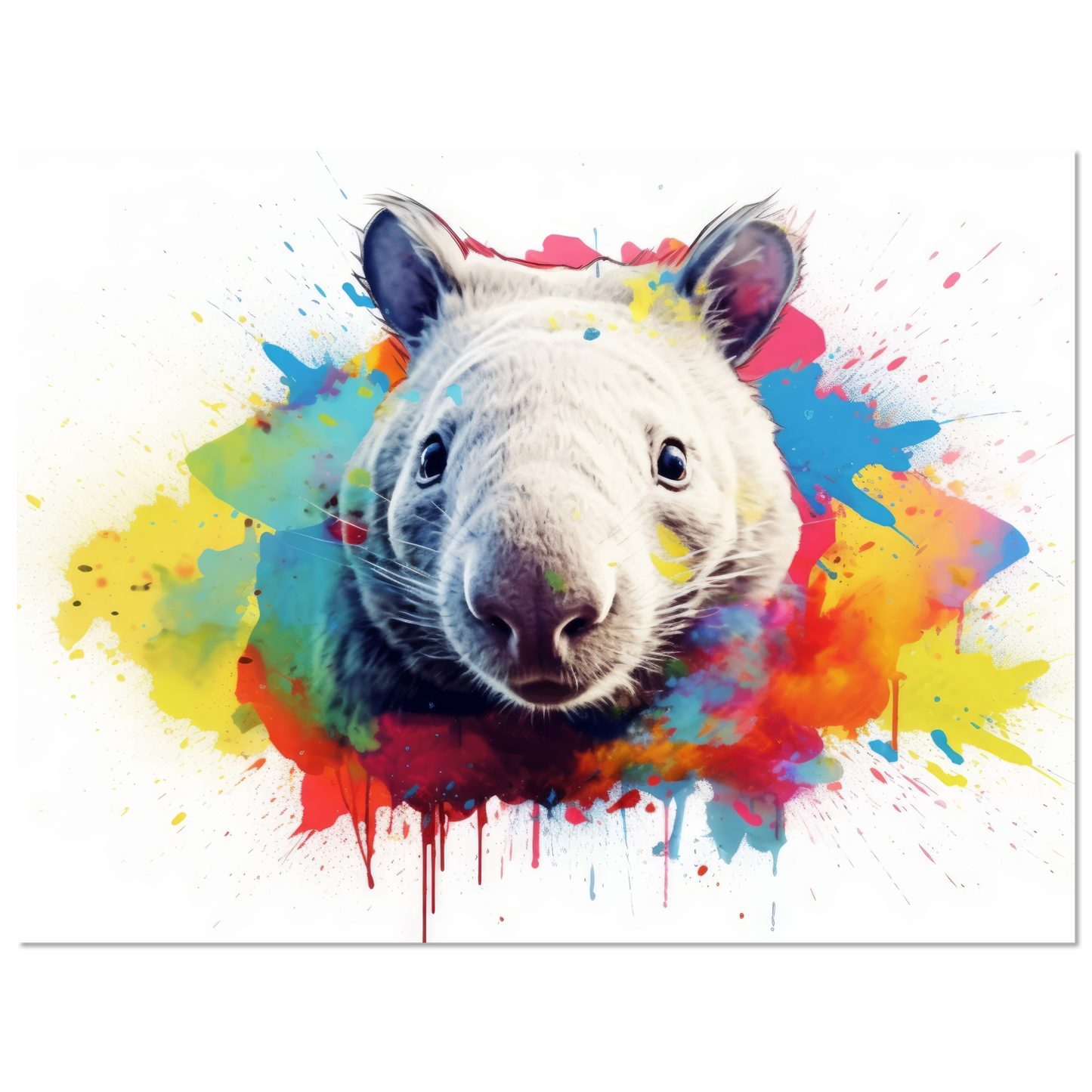 Wombat pop art (WILD106)