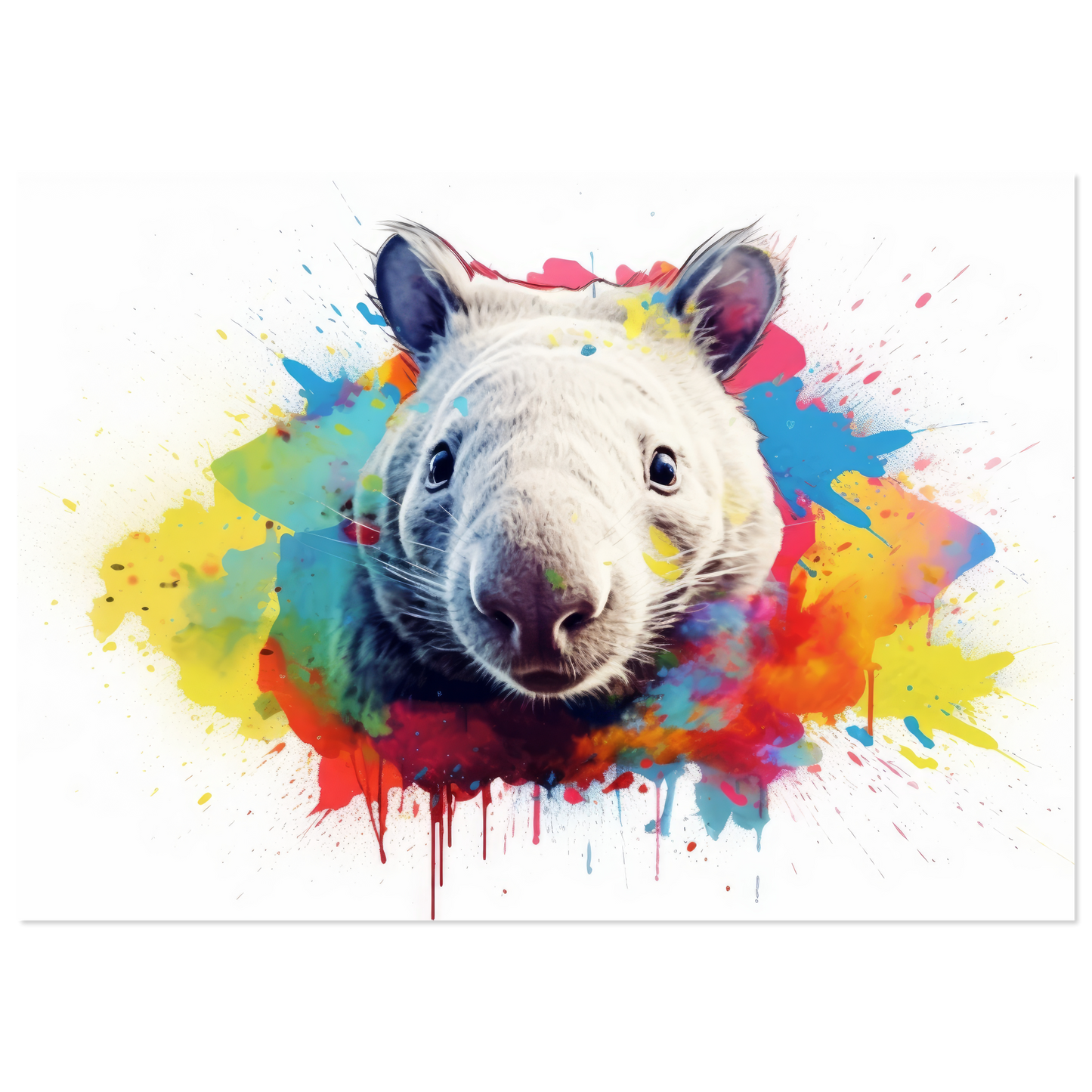 Wombat pop art (WILD106)