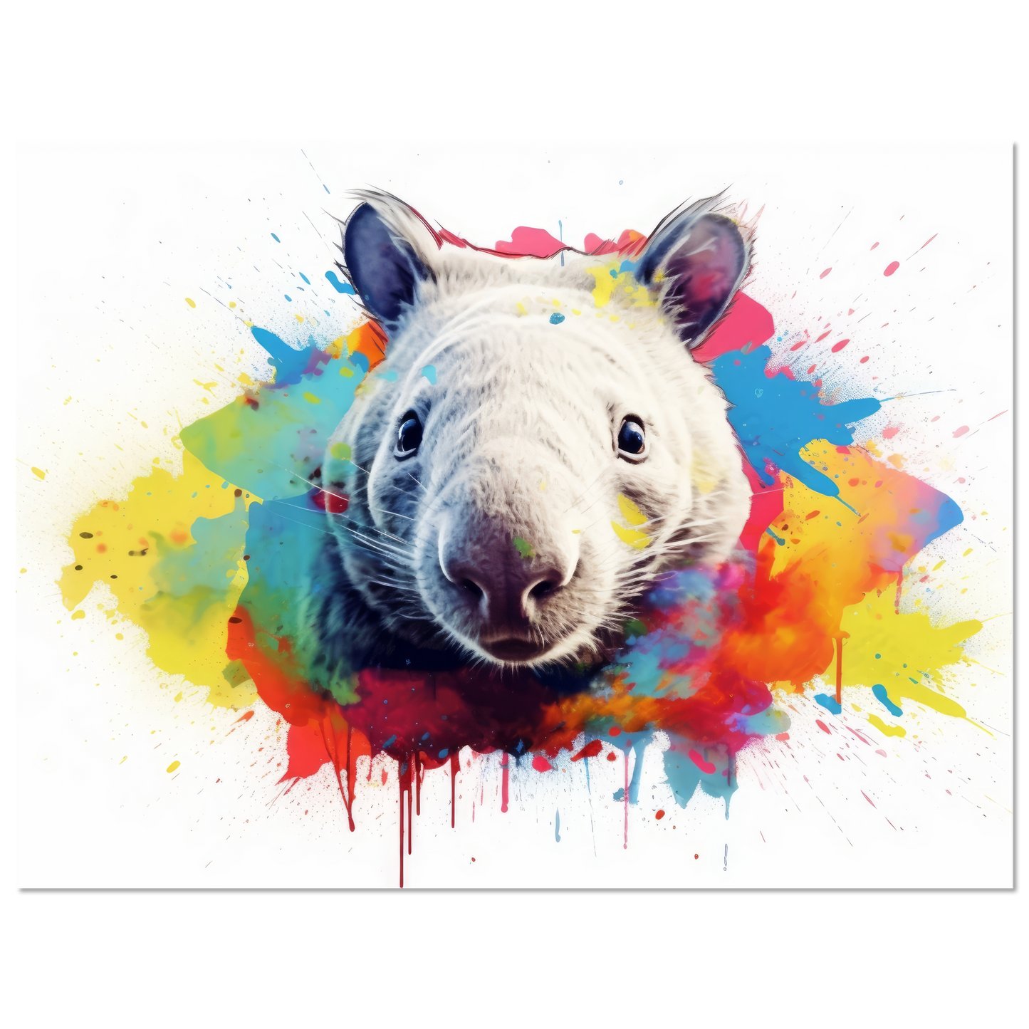 Wombat pop art (WILD106)