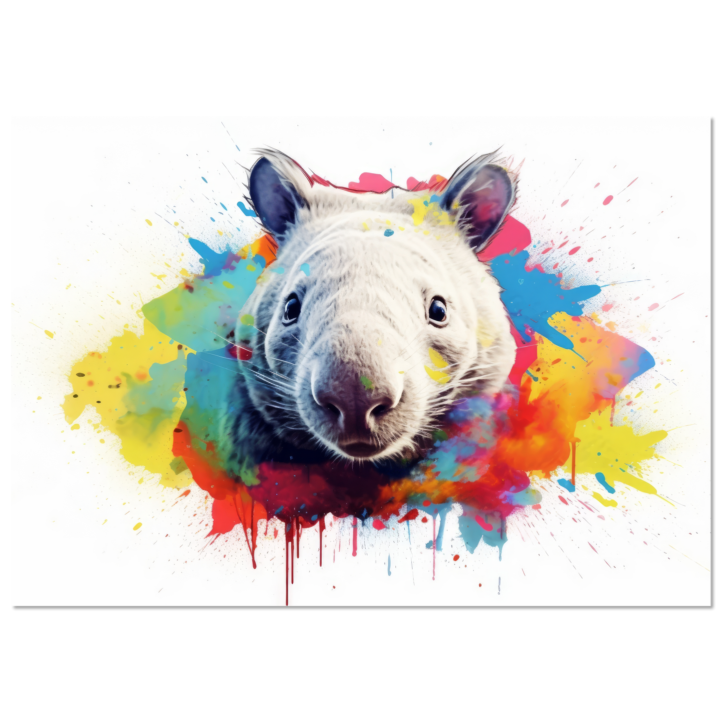 Wombat pop art (WILD106)