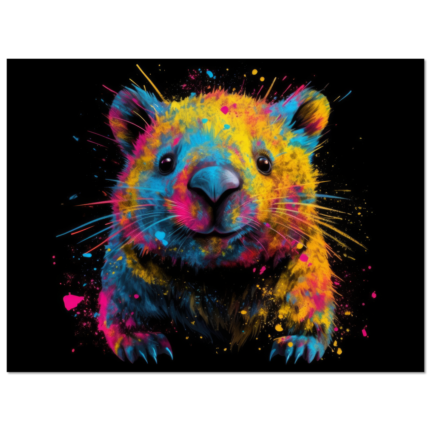 Wombat Pop-Art (WILD109)