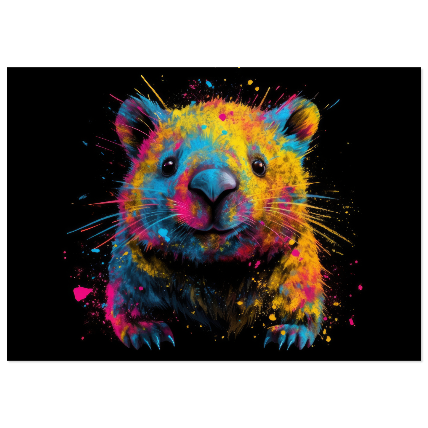 Wombat Pop-Art (WILD109)