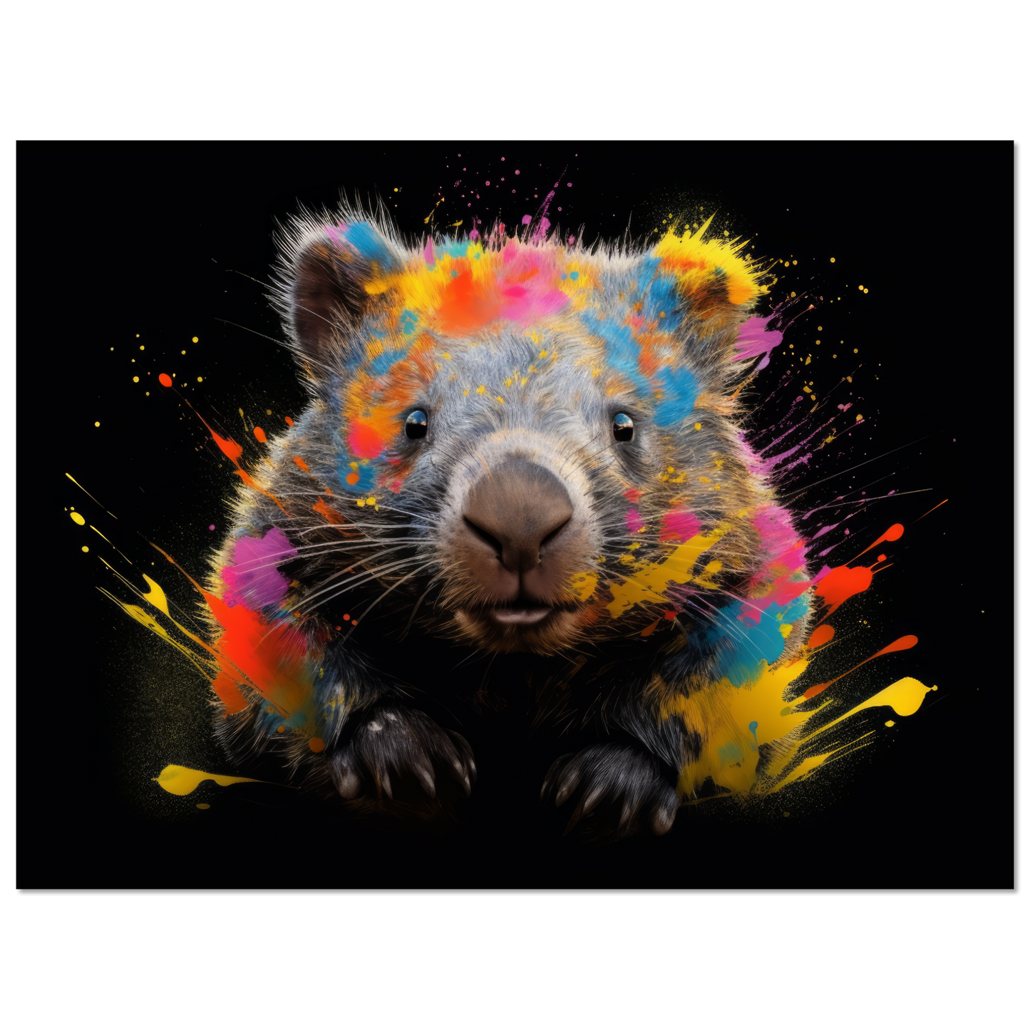 Wombat pop art (WILD112)