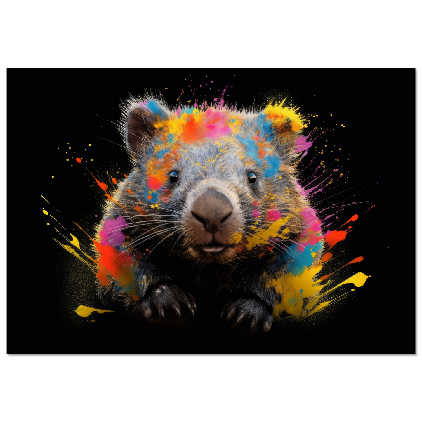 Wombat pop art (WILD112)