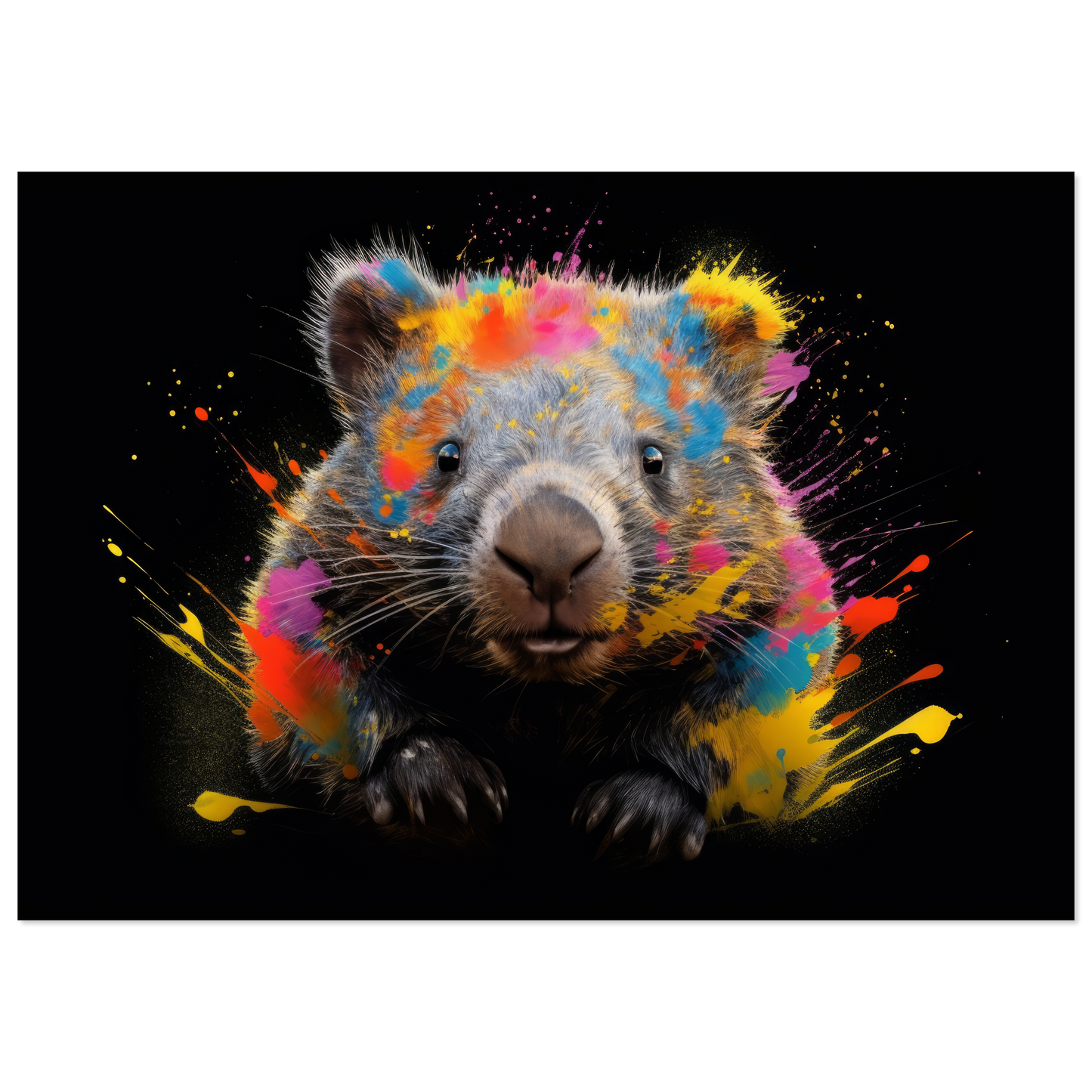 Wombat pop art (WILD112)