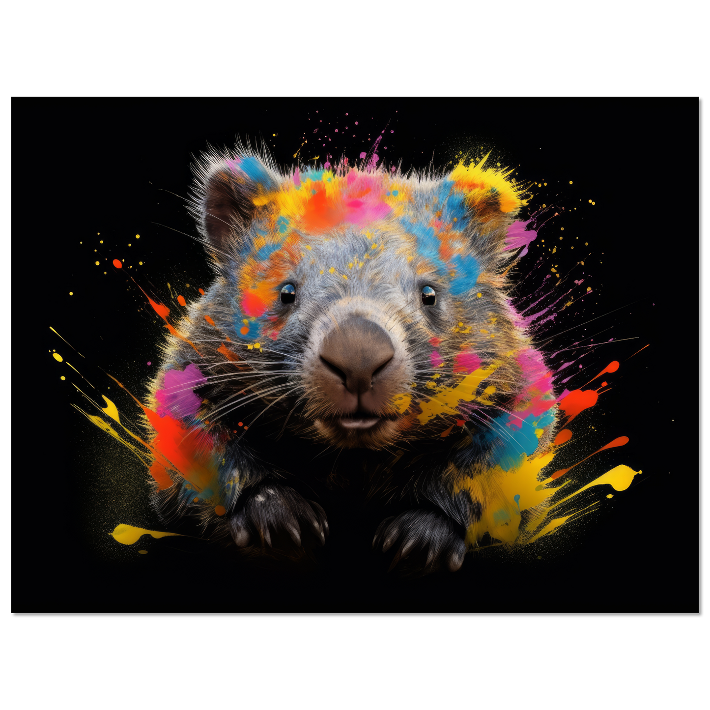 Wombat pop art (WILD112)