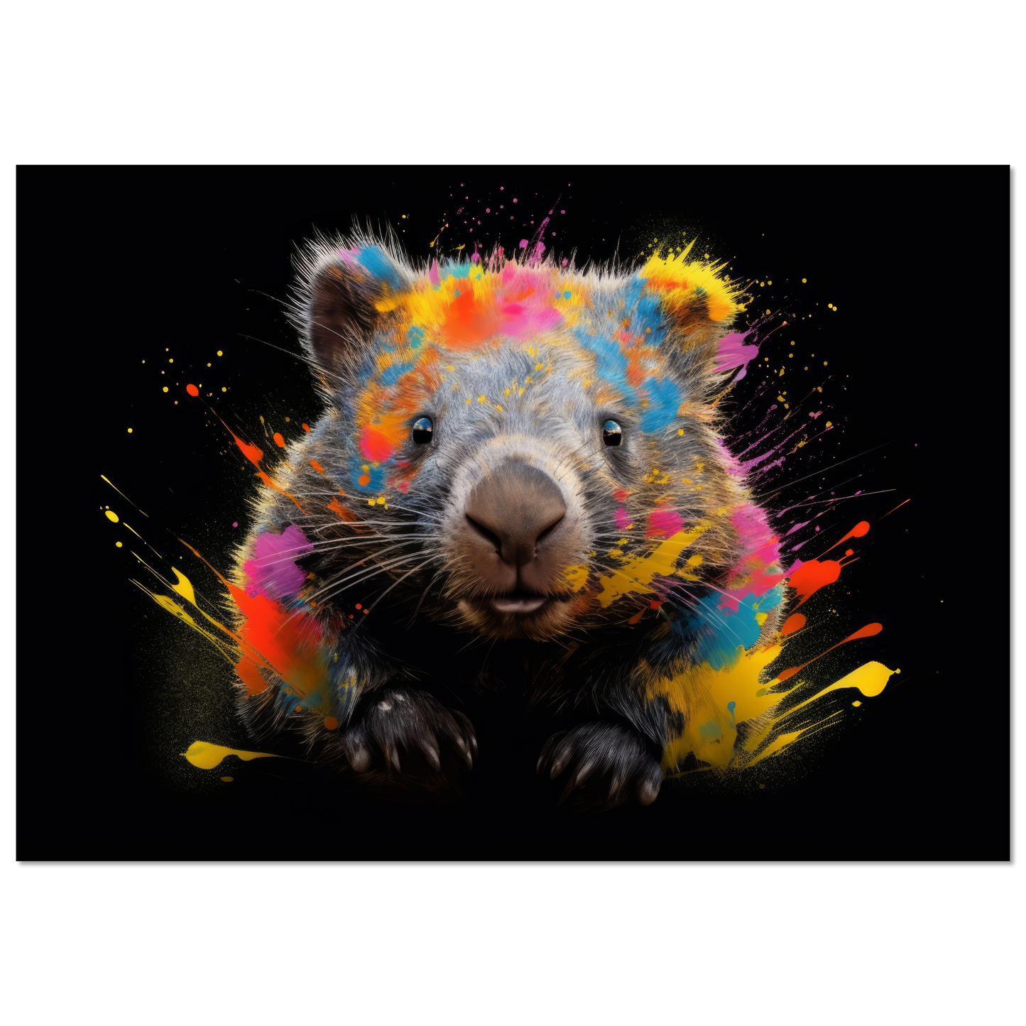 Wombat pop art (WILD112)