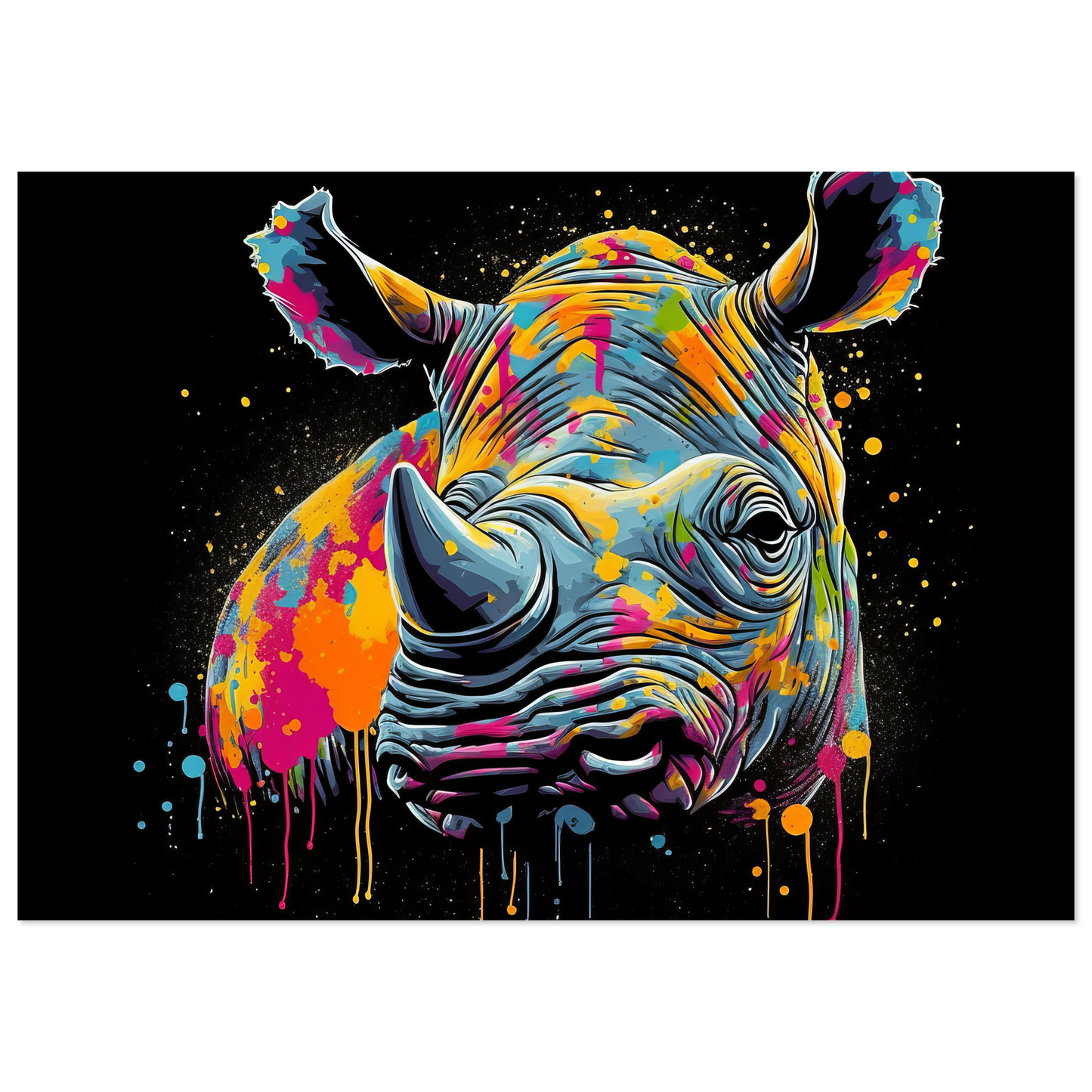 Rhinozeros Pop-Art (WILD113)