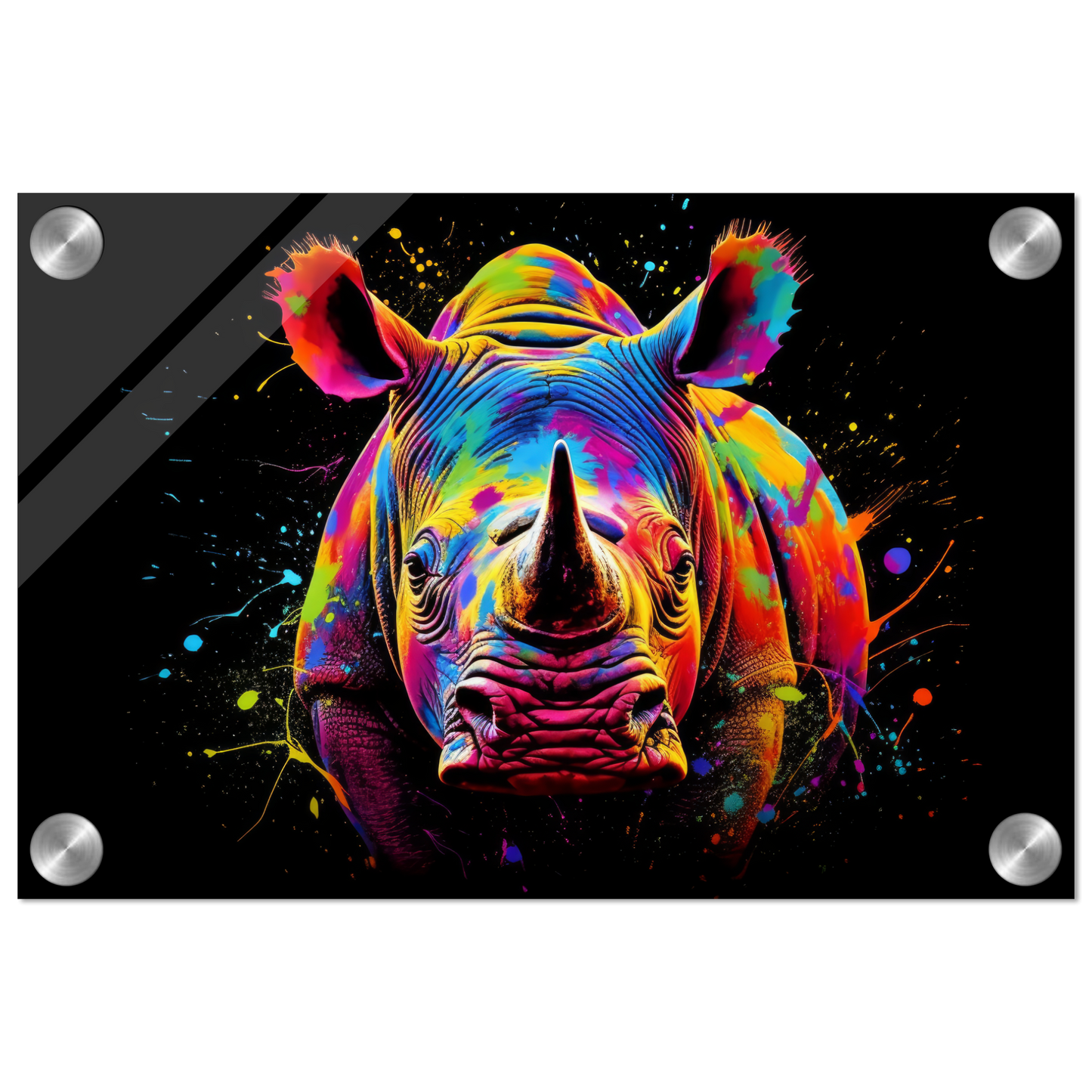 Rhinoceros pop art (WILD114)