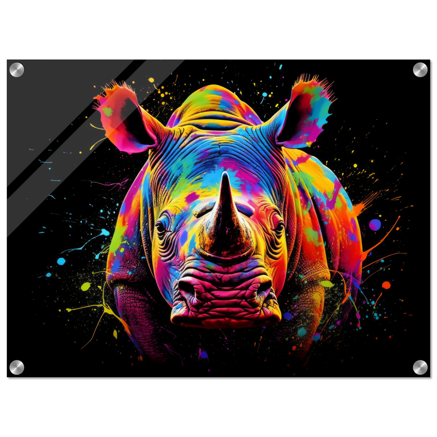 Rhinoceros pop art (WILD114)