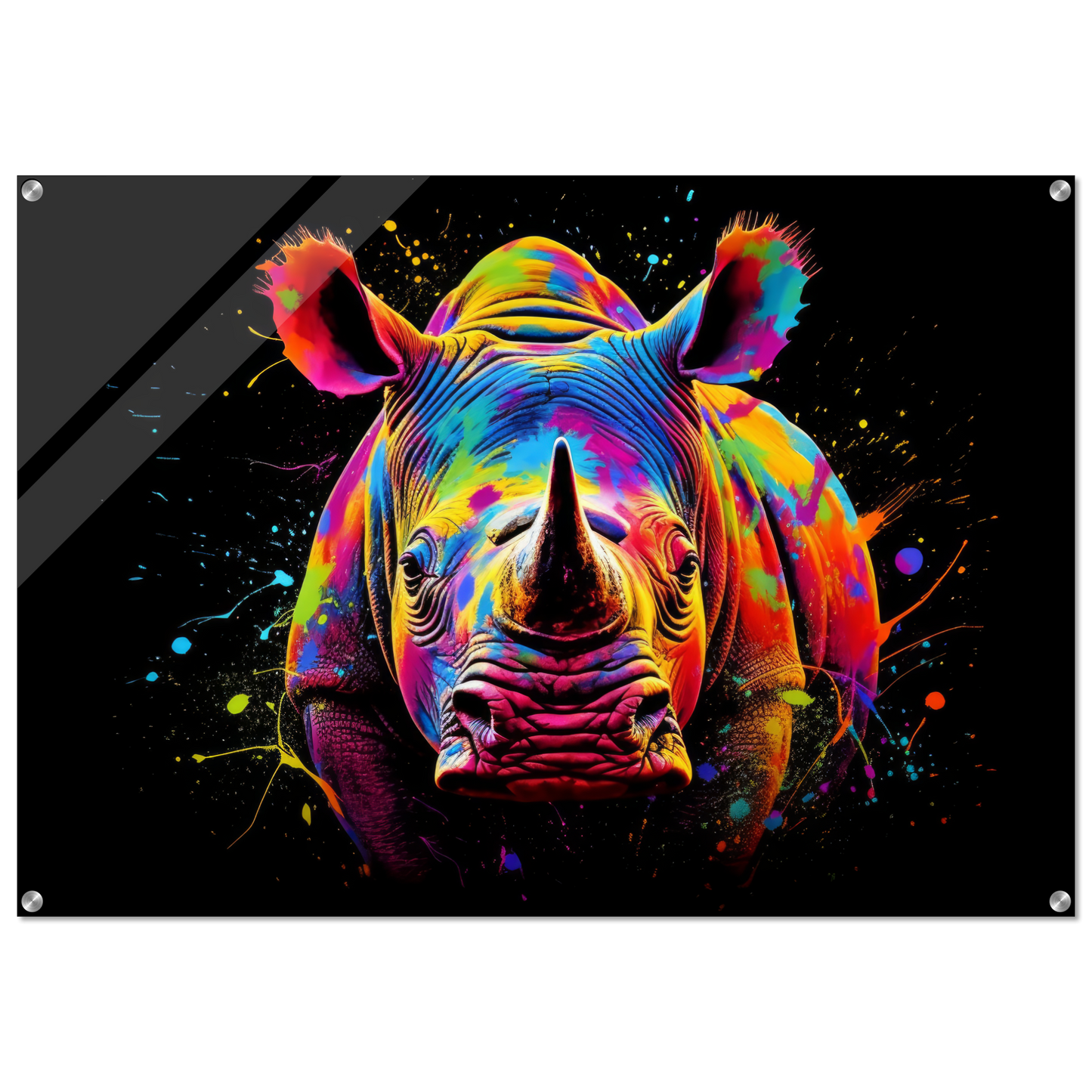 Rhinoceros pop art (WILD114)
