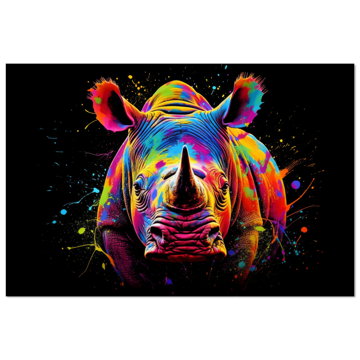 Rhinoceros pop art (WILD114)