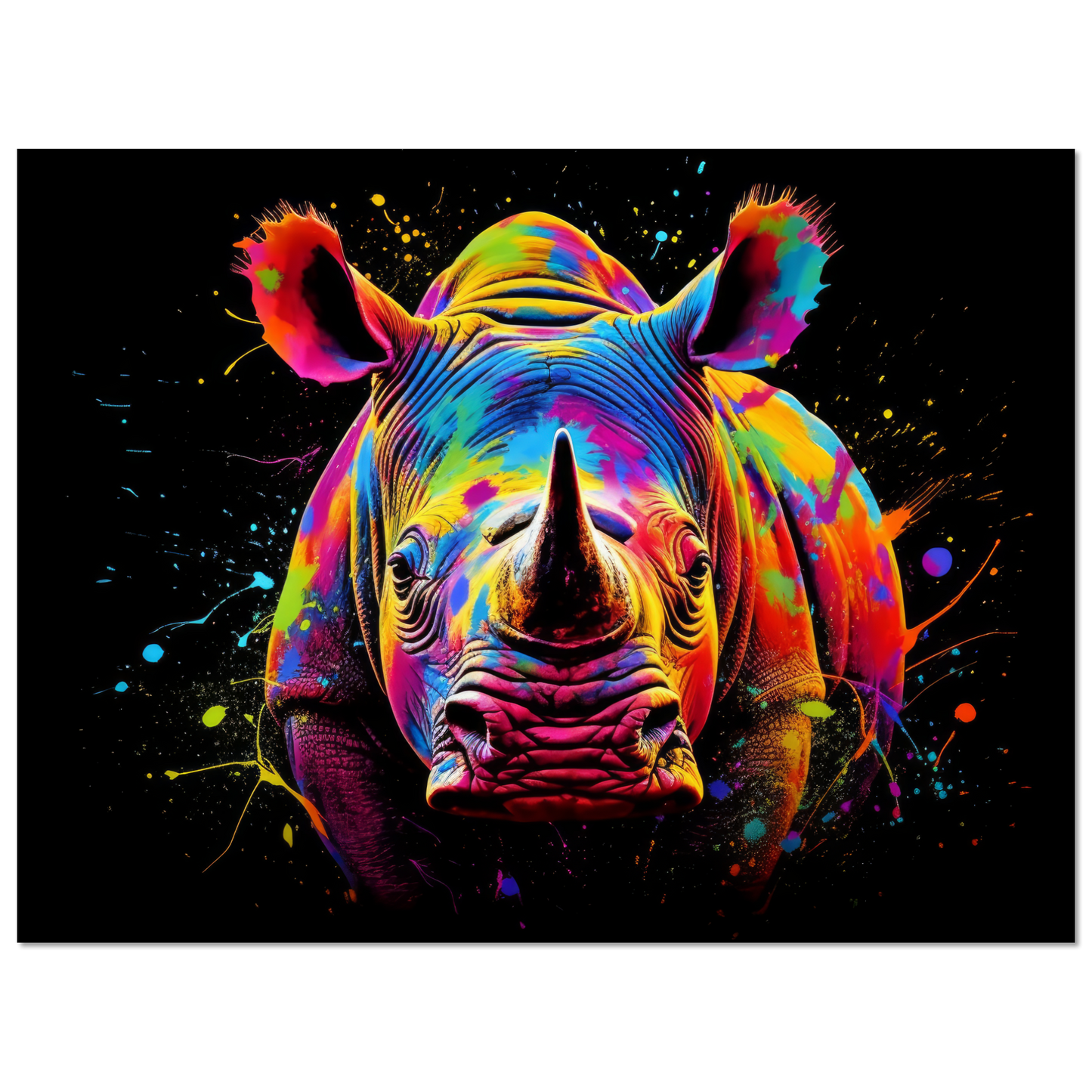 Rhinoceros pop art (WILD114)