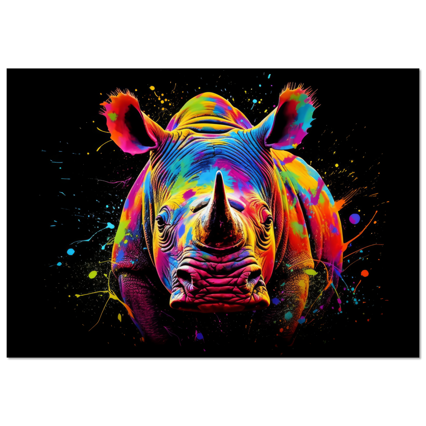Rhinoceros pop art (WILD114)