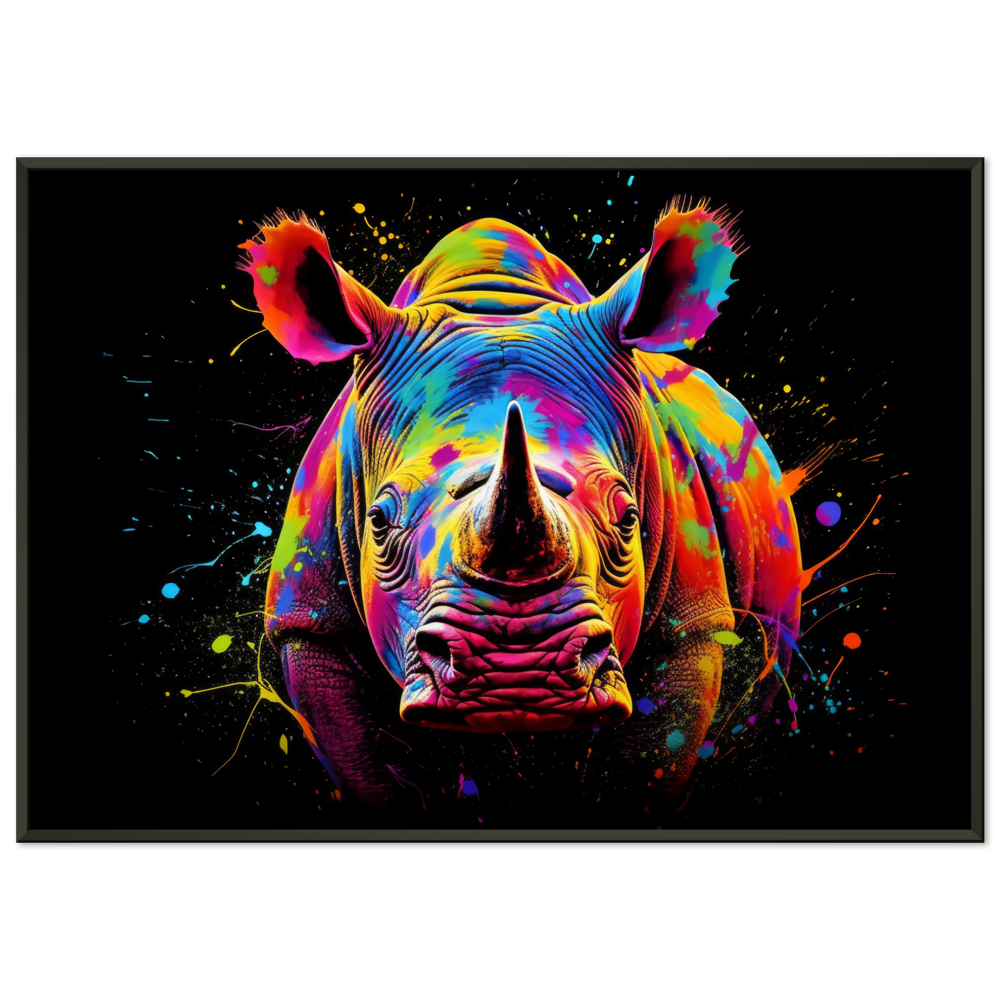Rhinoceros pop art (WILD114)