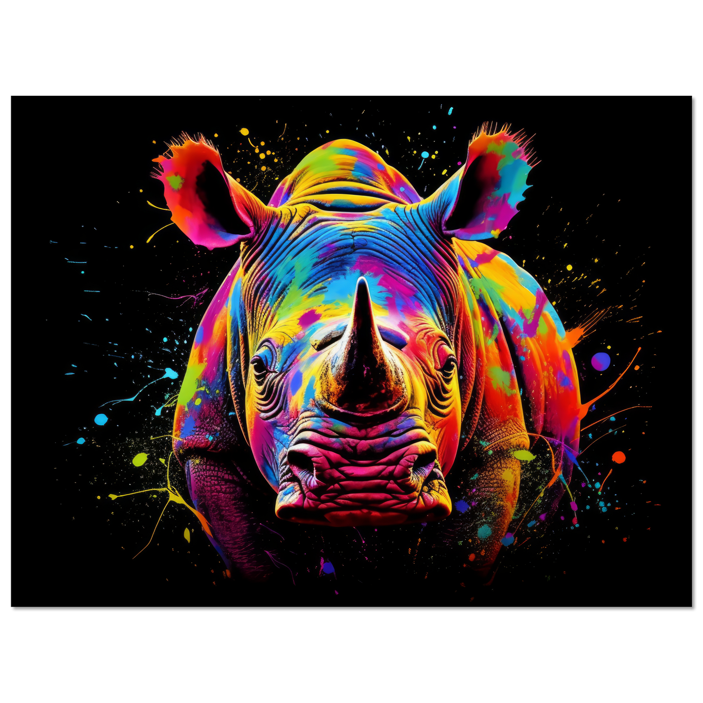 Rhinoceros pop art (WILD114)