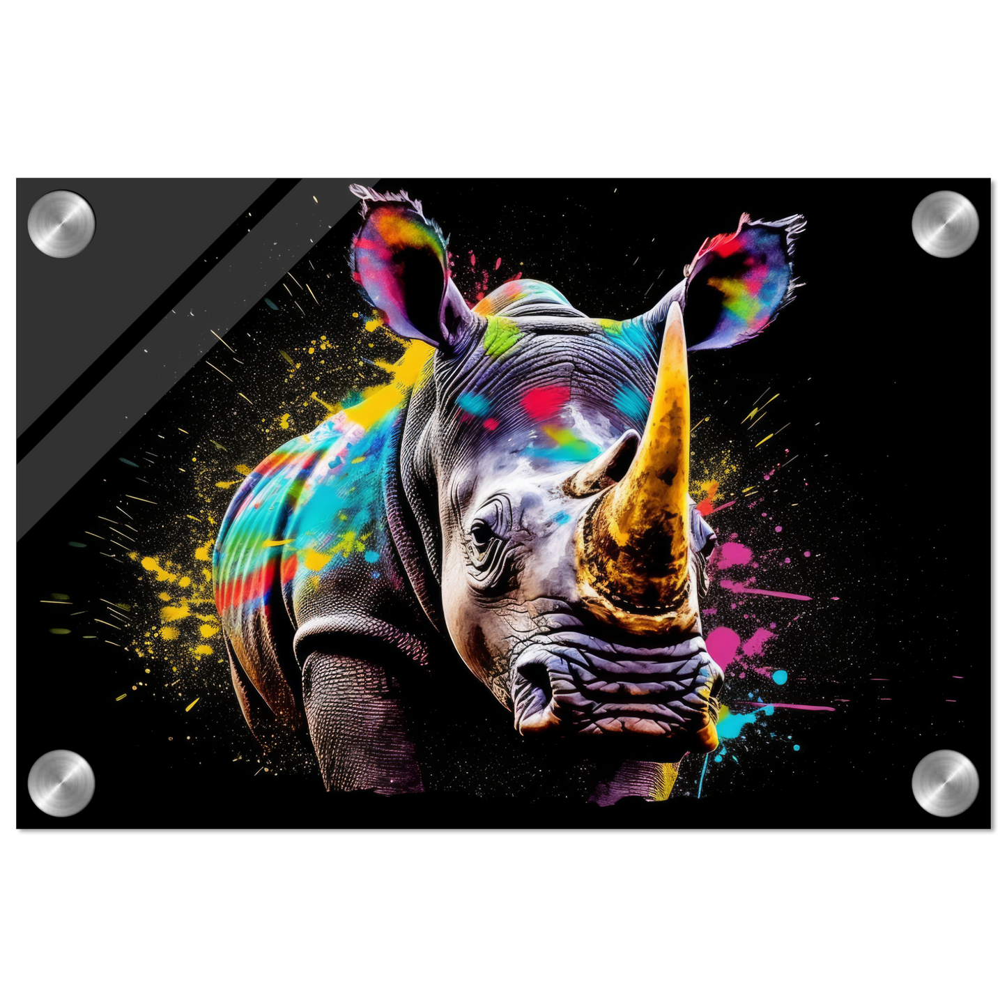 Rhinoceros pop art (WILD115)
