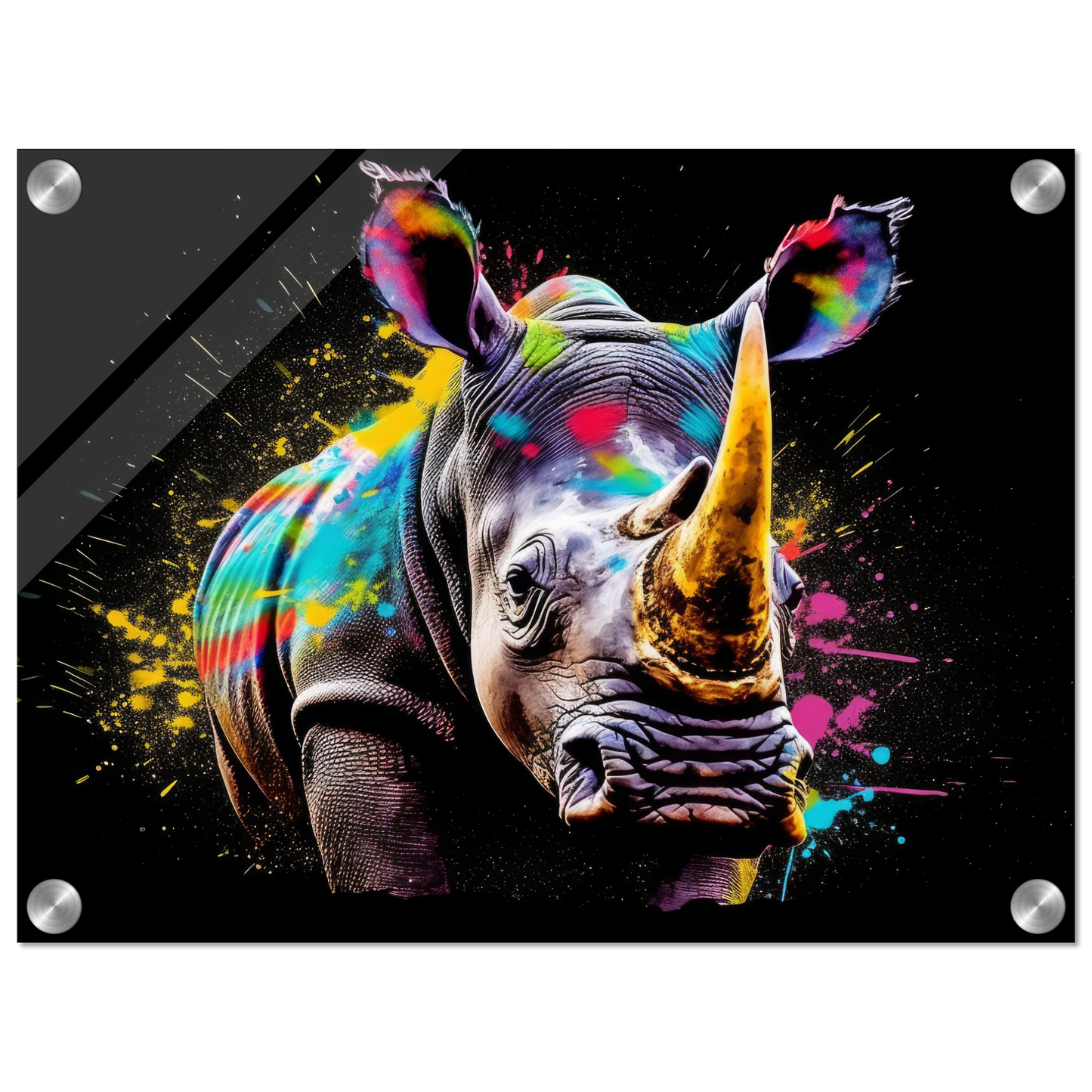 Rhinoceros pop art (WILD115)