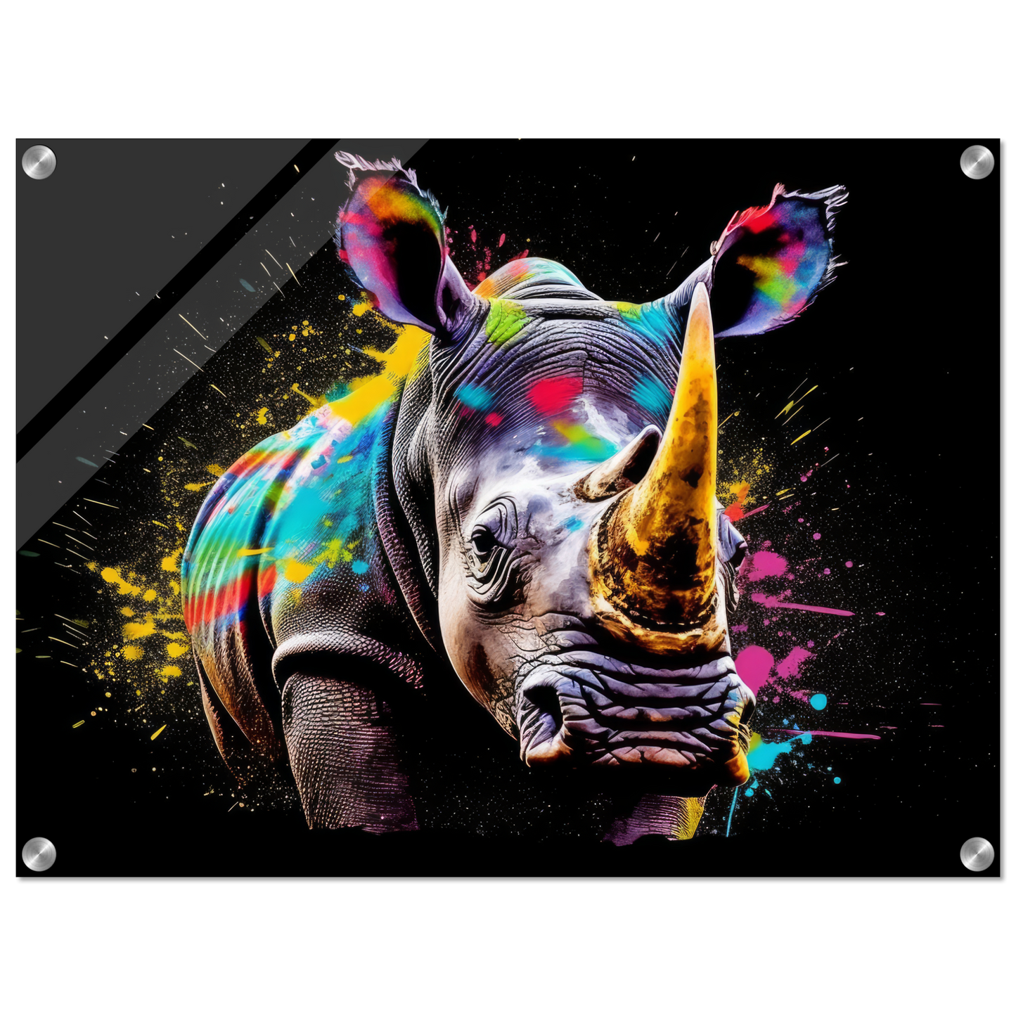 Rhinoceros pop art (WILD115)