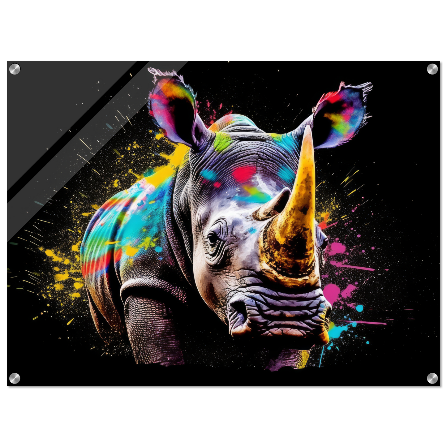 Rhinoceros pop art (WILD115)