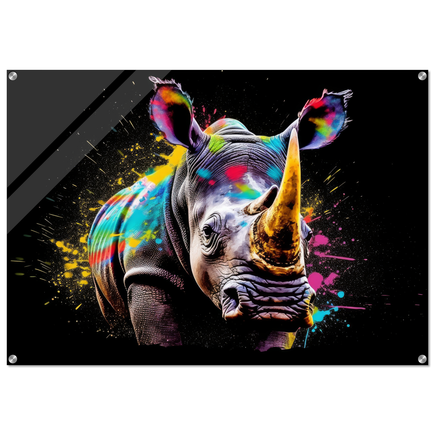 Rhinoceros pop art (WILD115)